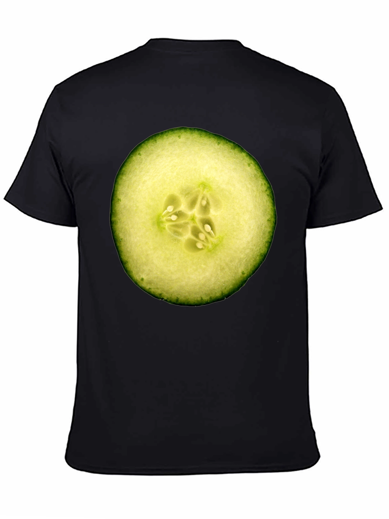 Cucumber Slice Graphic Tee - Fresh & Fun