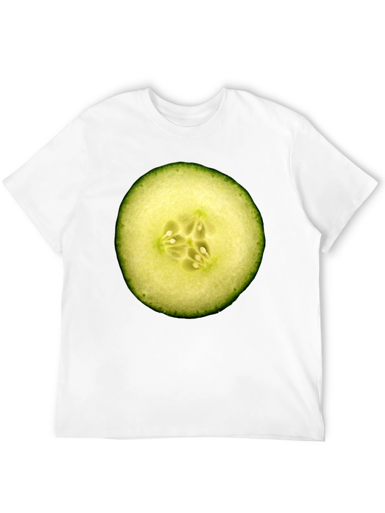 Cucumber Slice Graphic Tee - Fresh & Fun