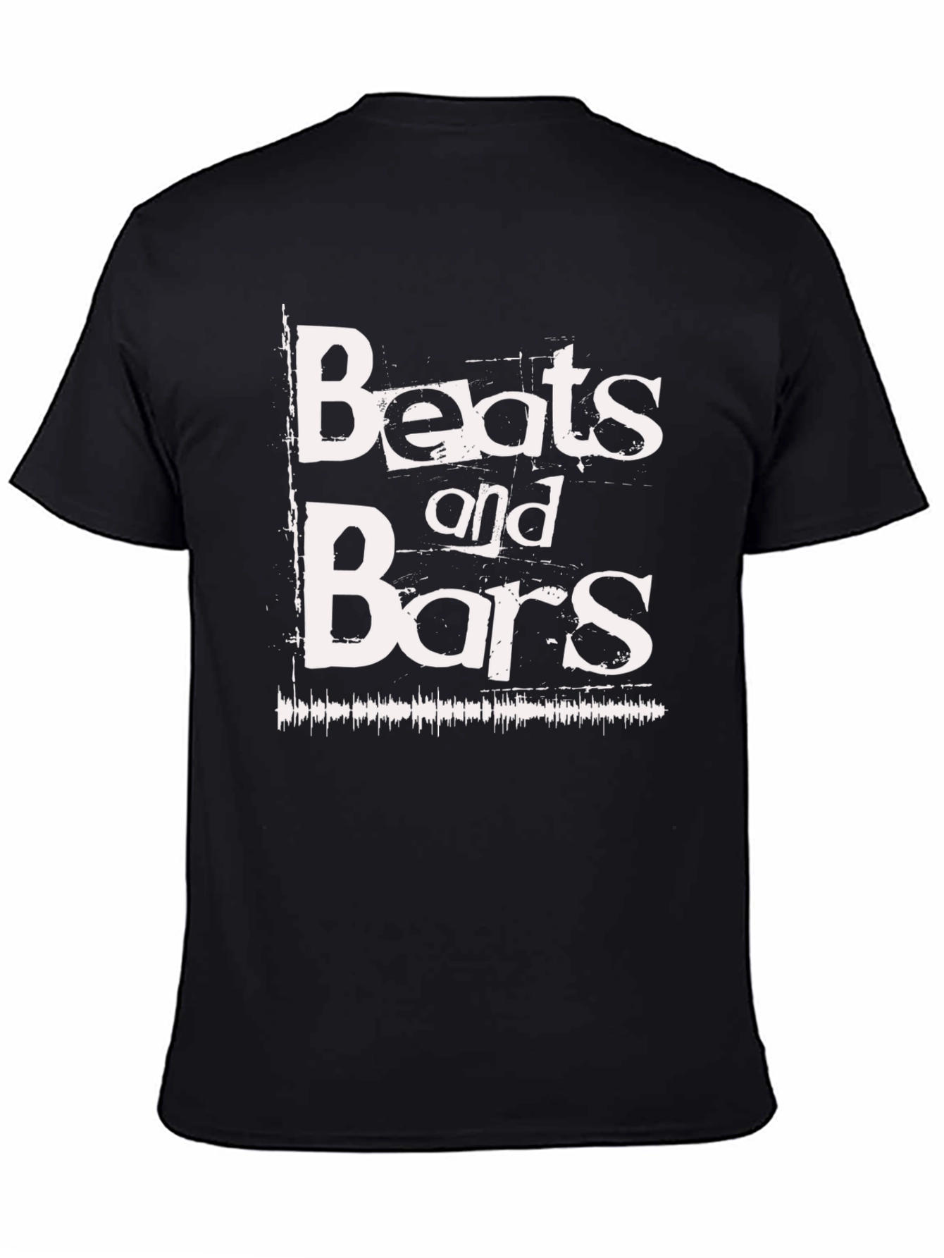 Beats and Bars Graphic Tee - Black