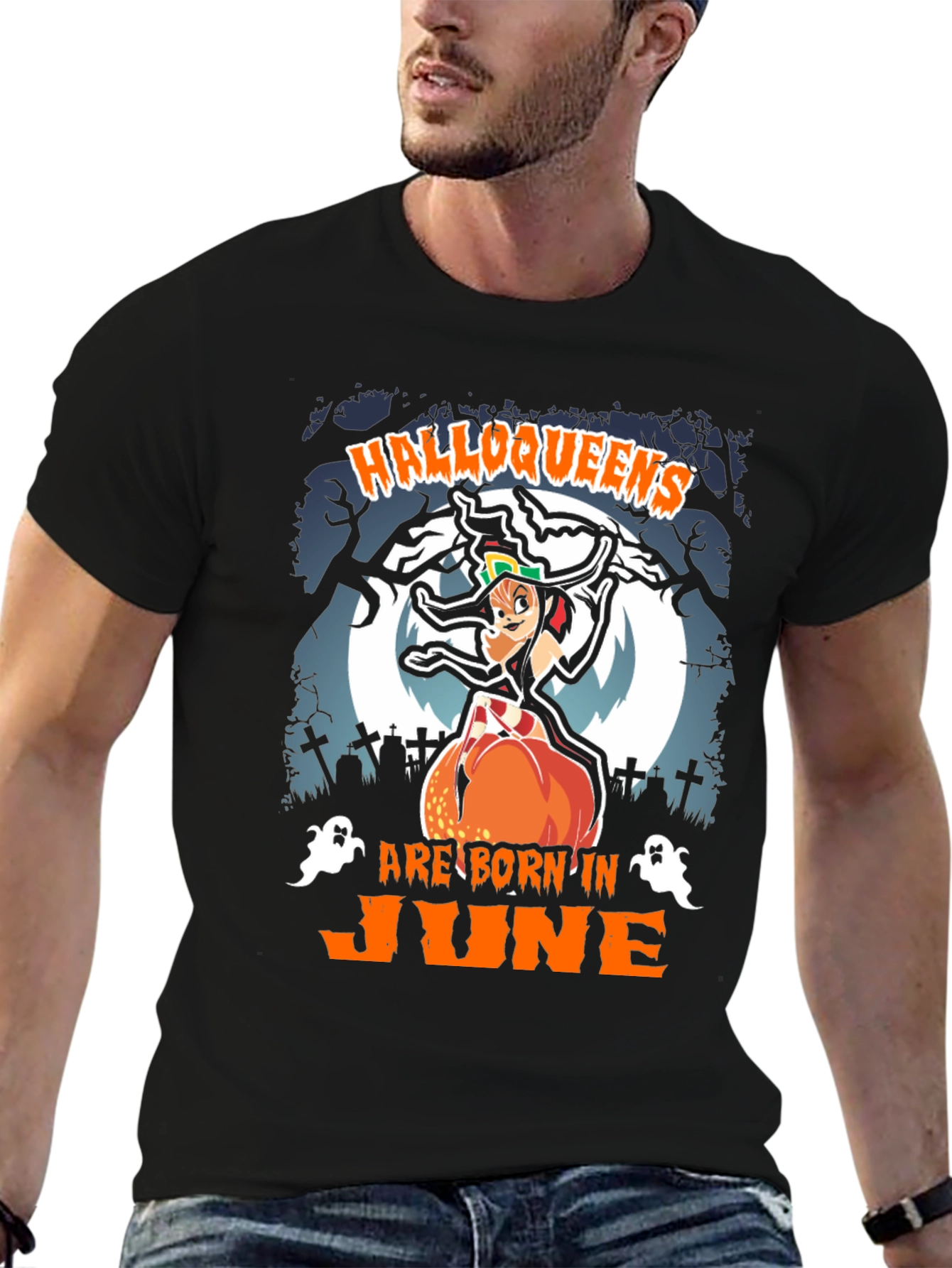 Halloqueens Born in June T-Shirt