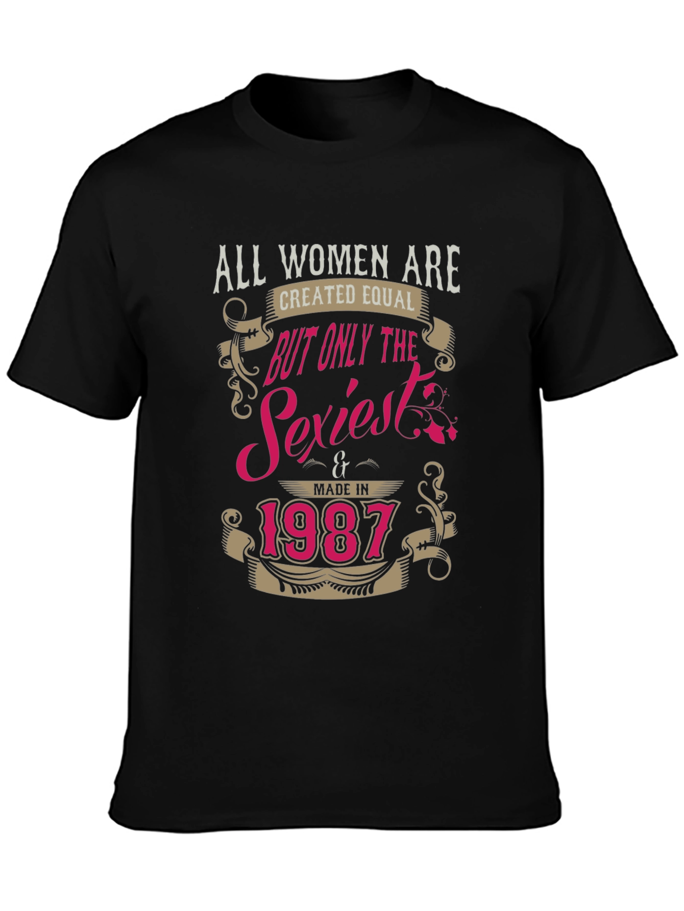 All Women Are Created Equal 1987 T-Shirt