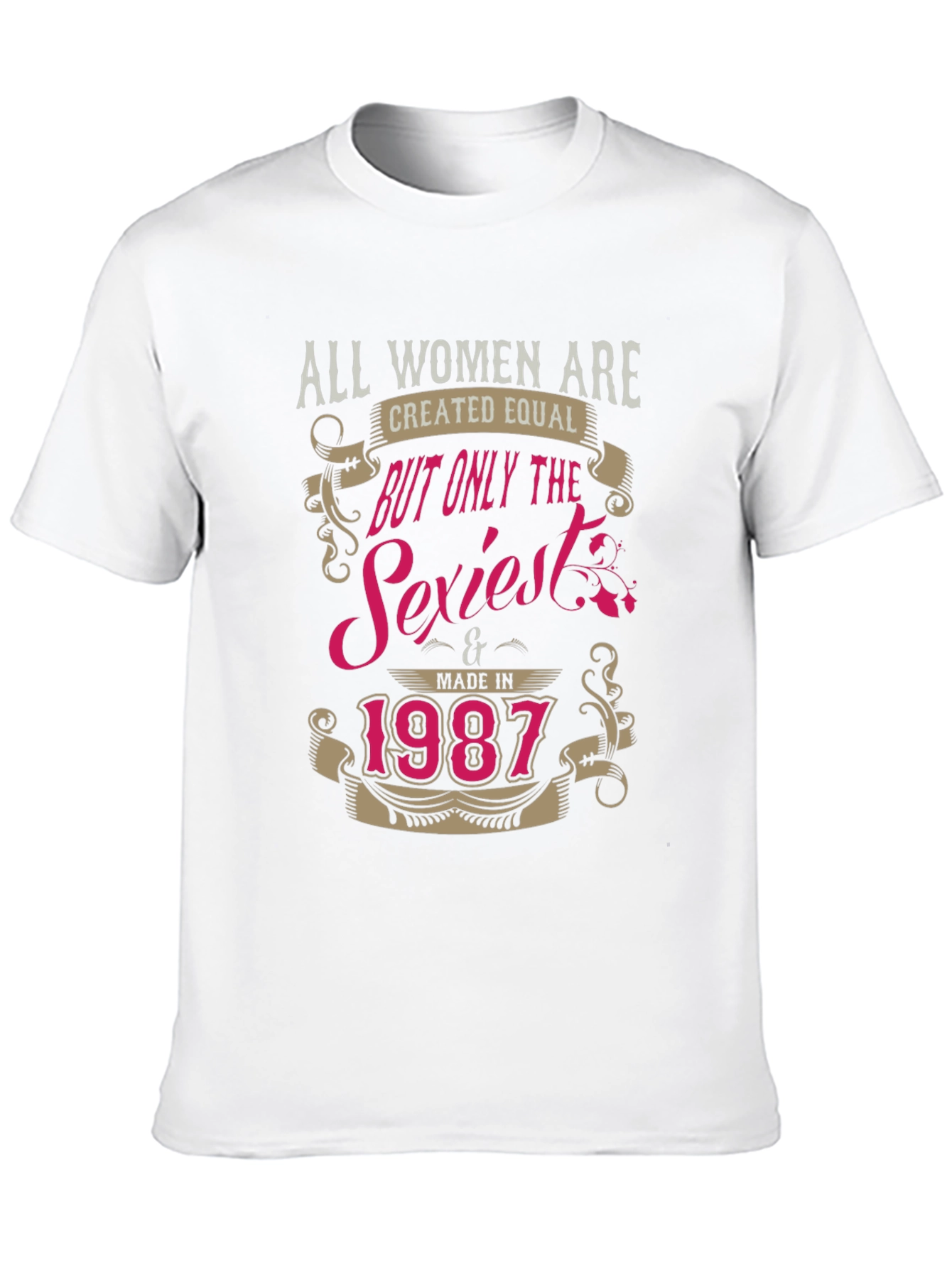 All Women Are Created Equal 1987 T-Shirt
