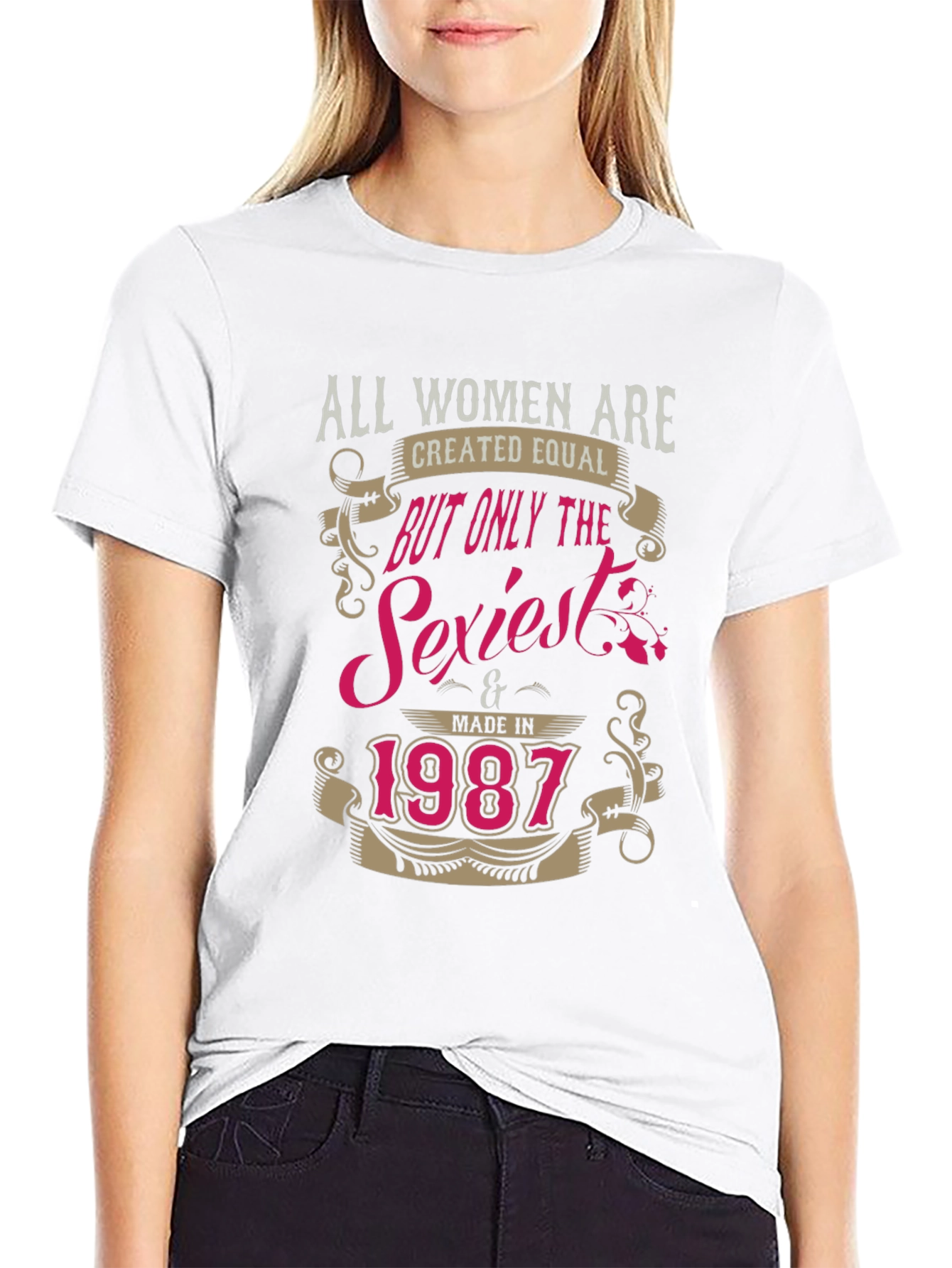 All Women Are Created Equal 1987 T-Shirt