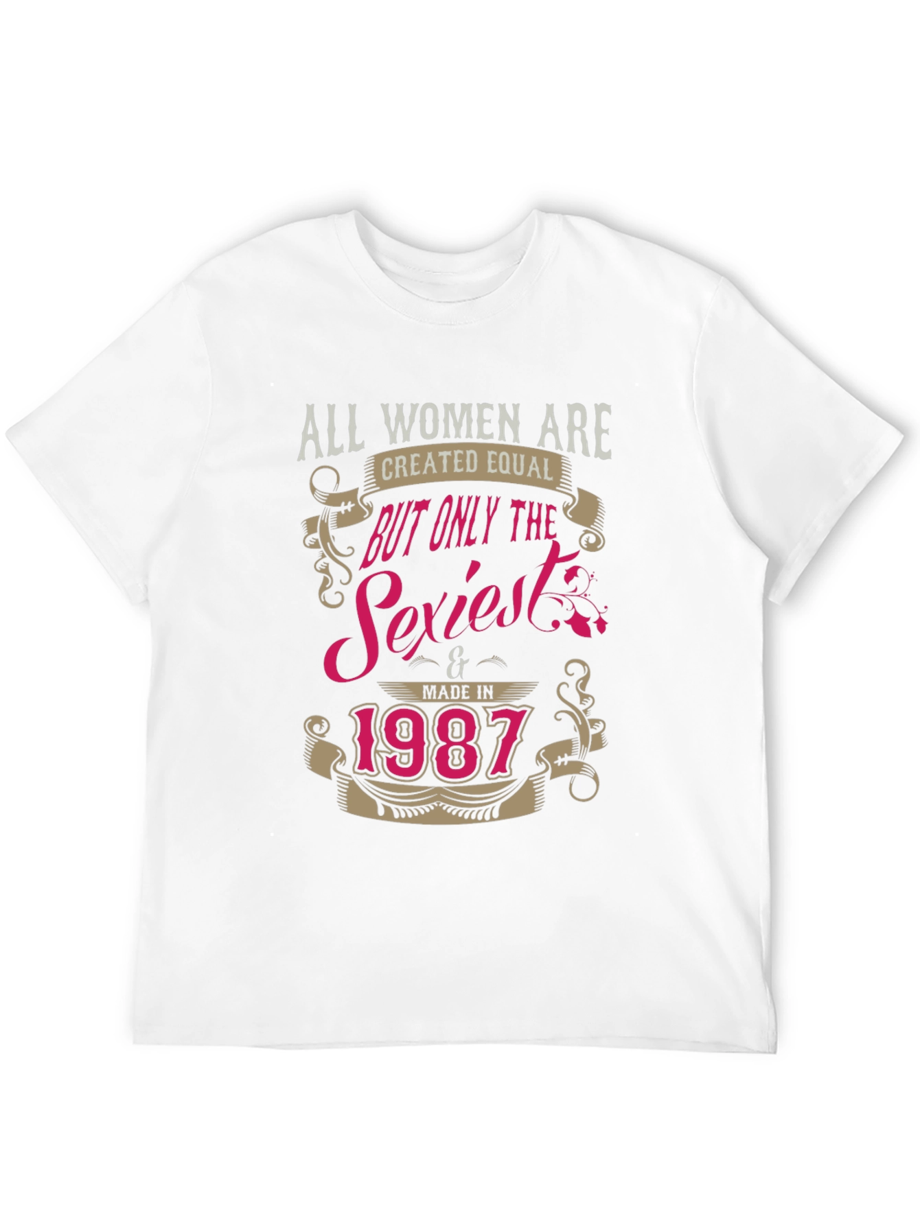 All Women Are Created Equal 1987 T-Shirt