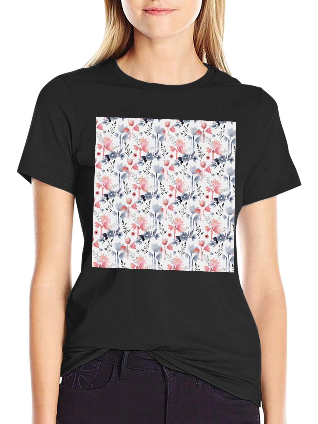 Floral Print Tee - Stylish Mens Casual Wear