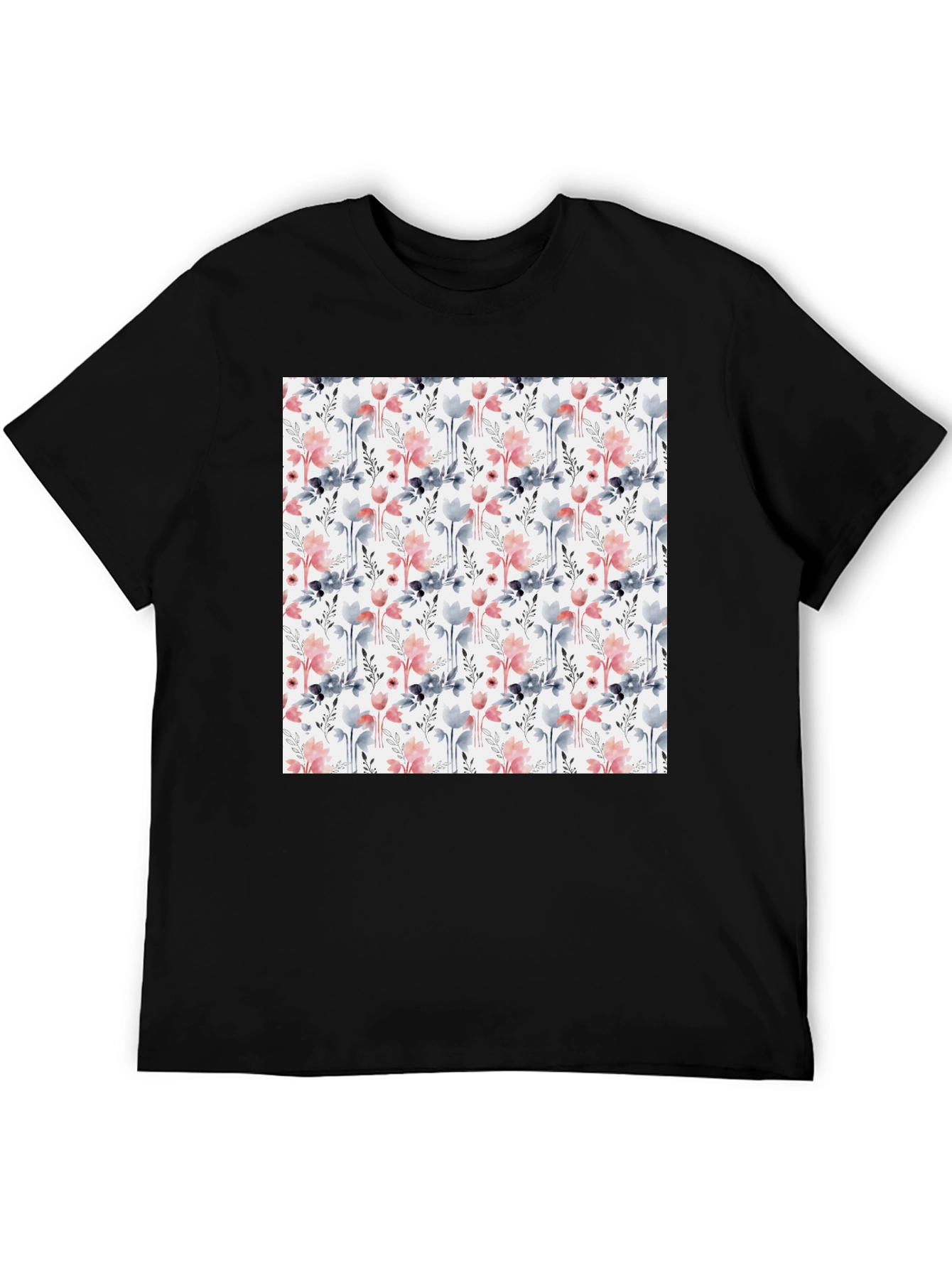 Floral Print Tee - Stylish Mens Casual Wear