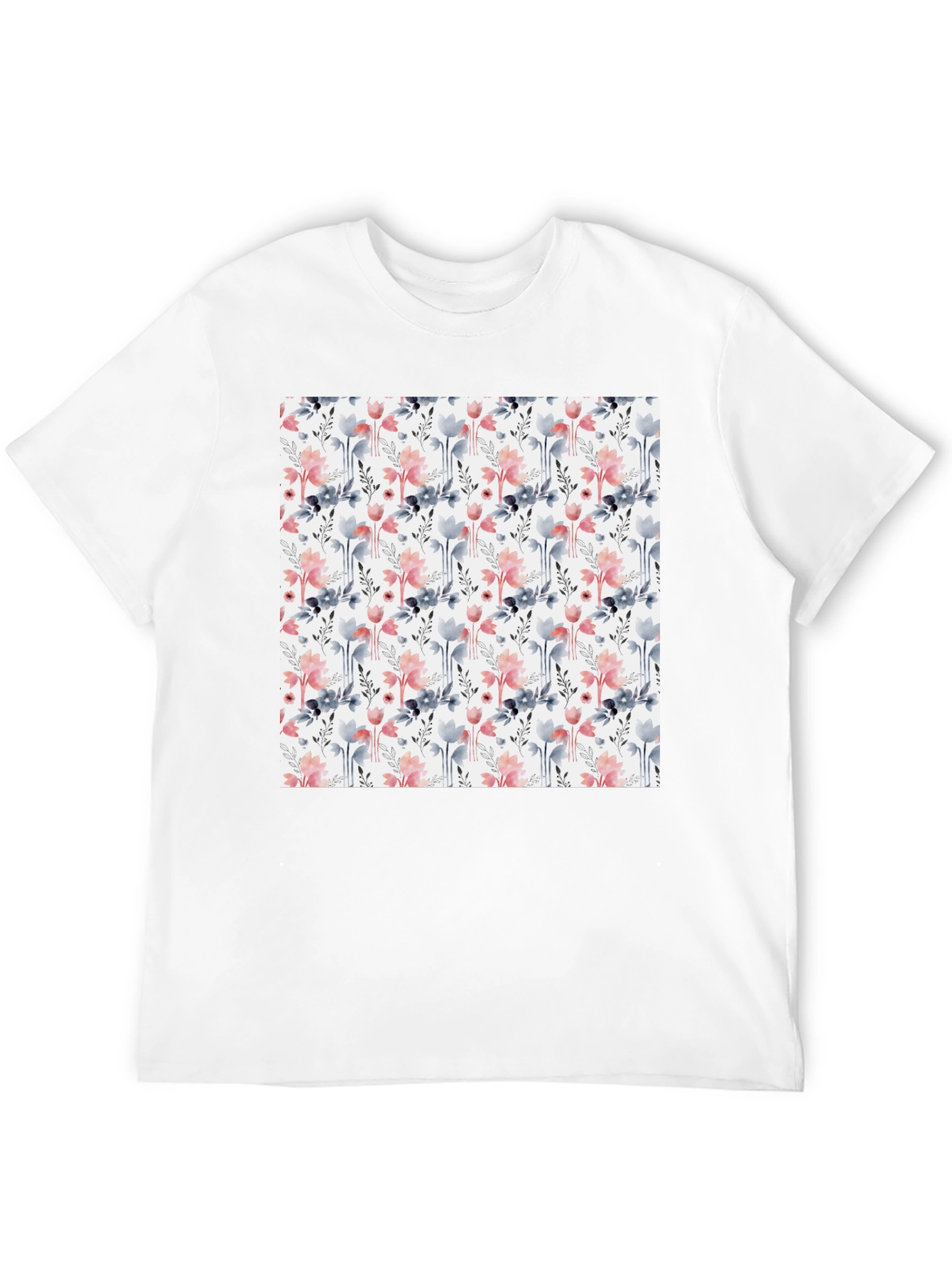 Floral Print Tee - Stylish Mens Casual Wear