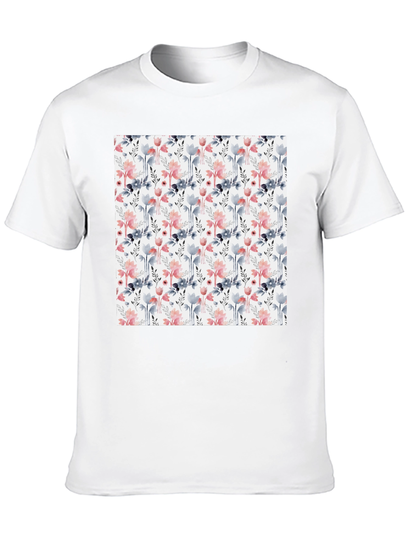 Floral Print Tee - Stylish Mens Casual Wear