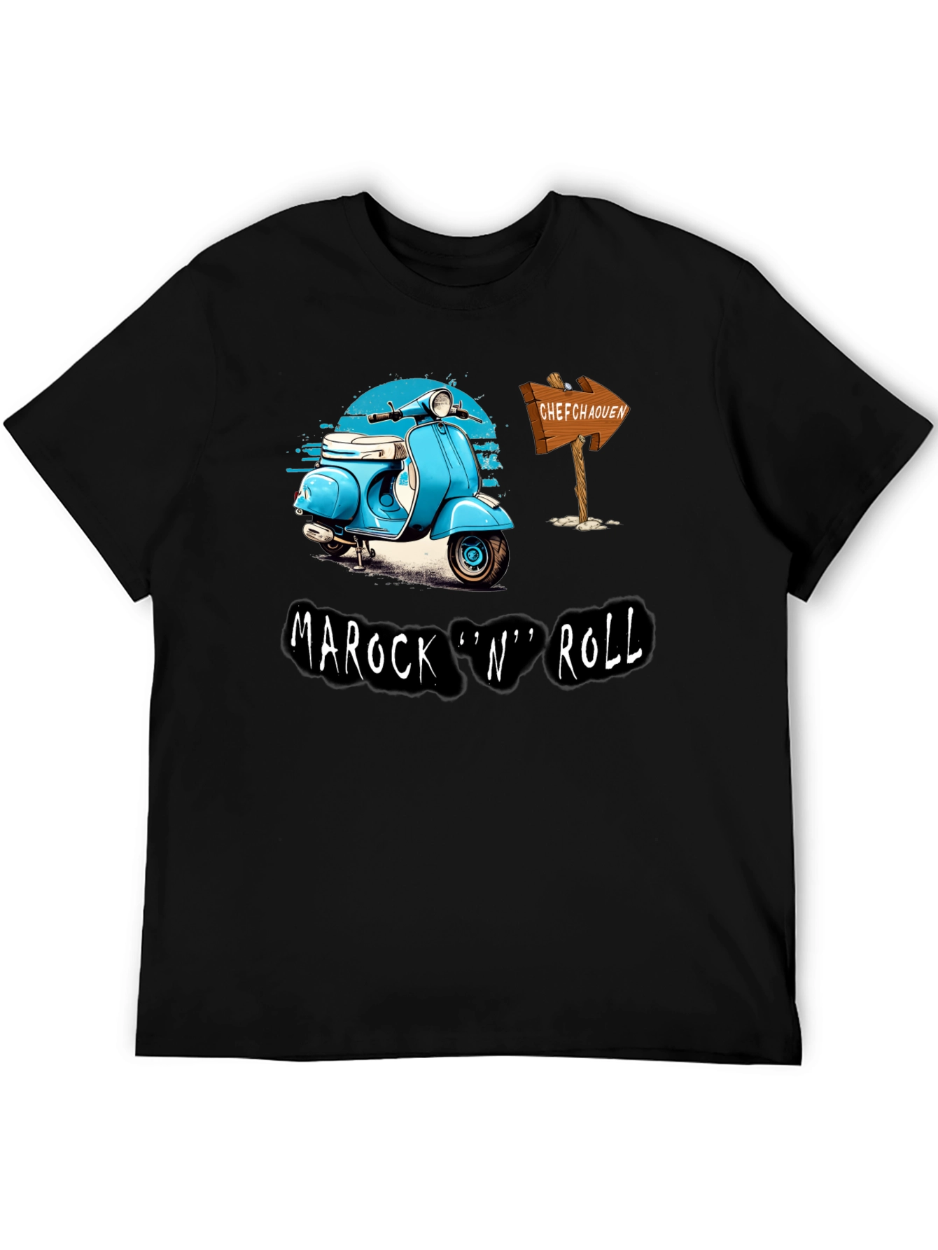 Marock n Roll T-Shirt - Scooter Design