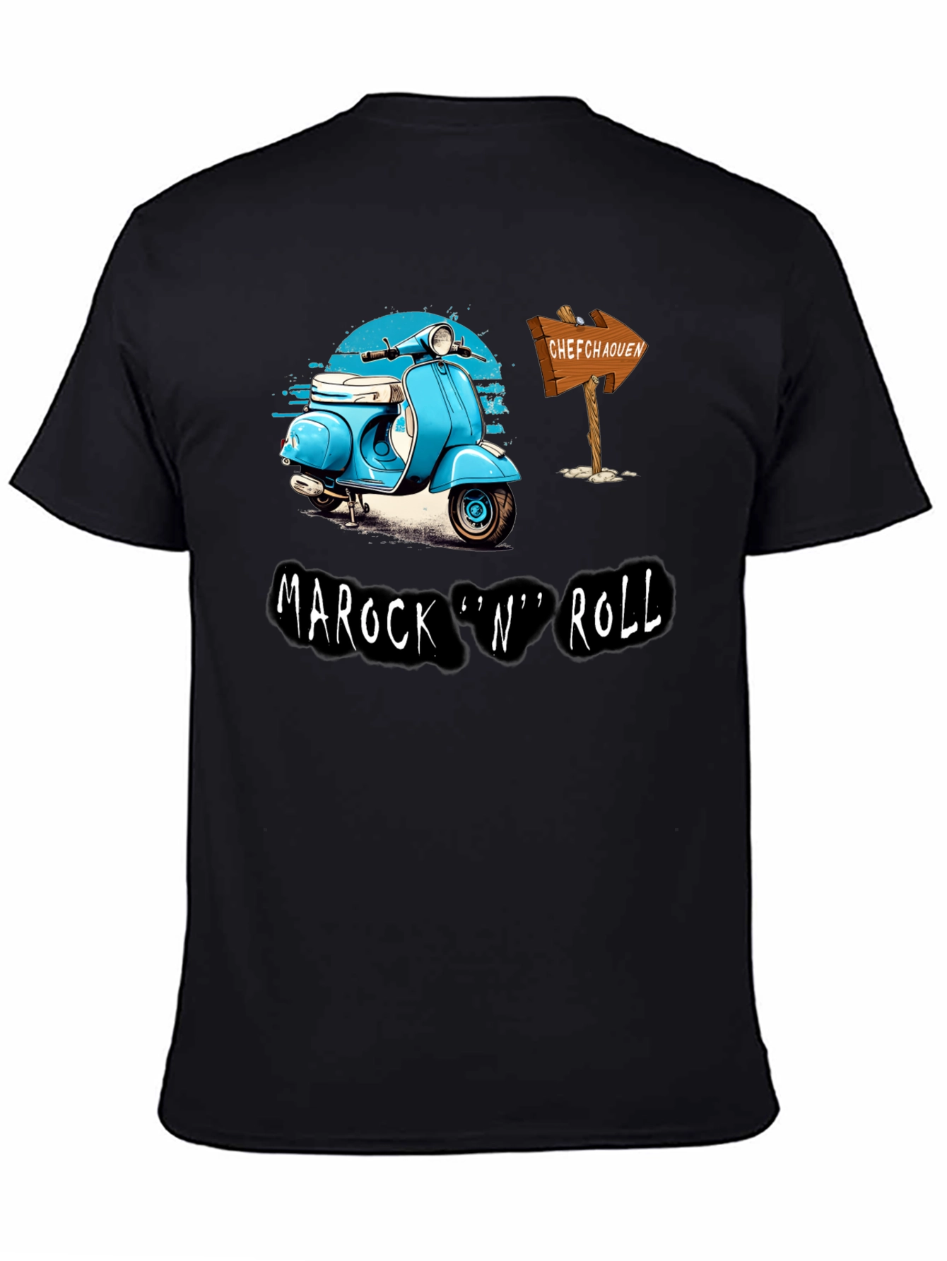 Marock n Roll T-Shirt - Scooter Design