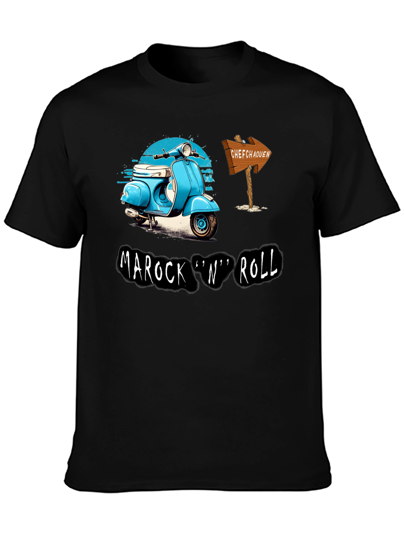 Marock n Roll T-Shirt - Scooter Design