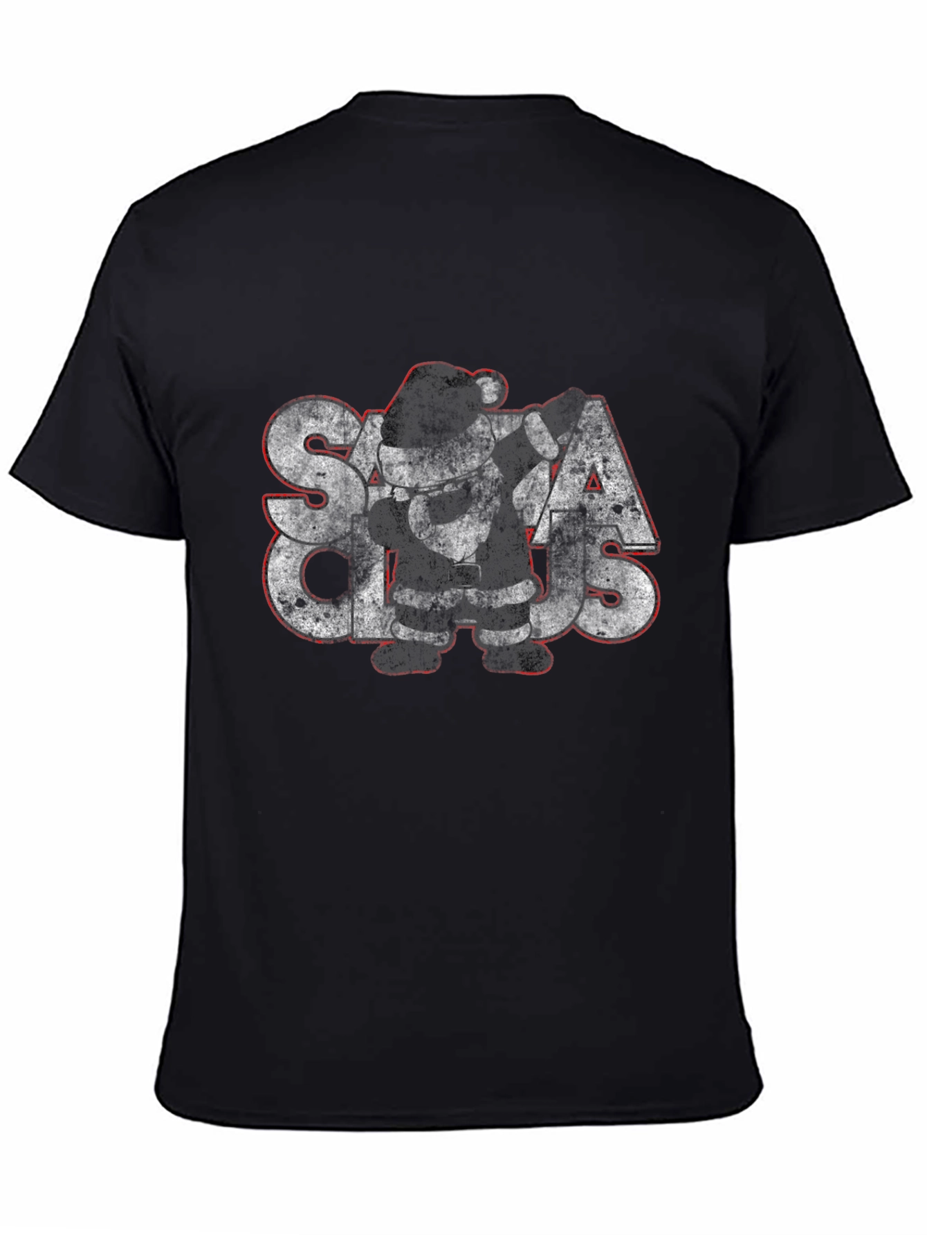 Dabbing Santa Claus Graphic T-Shirt - Holiday Fun