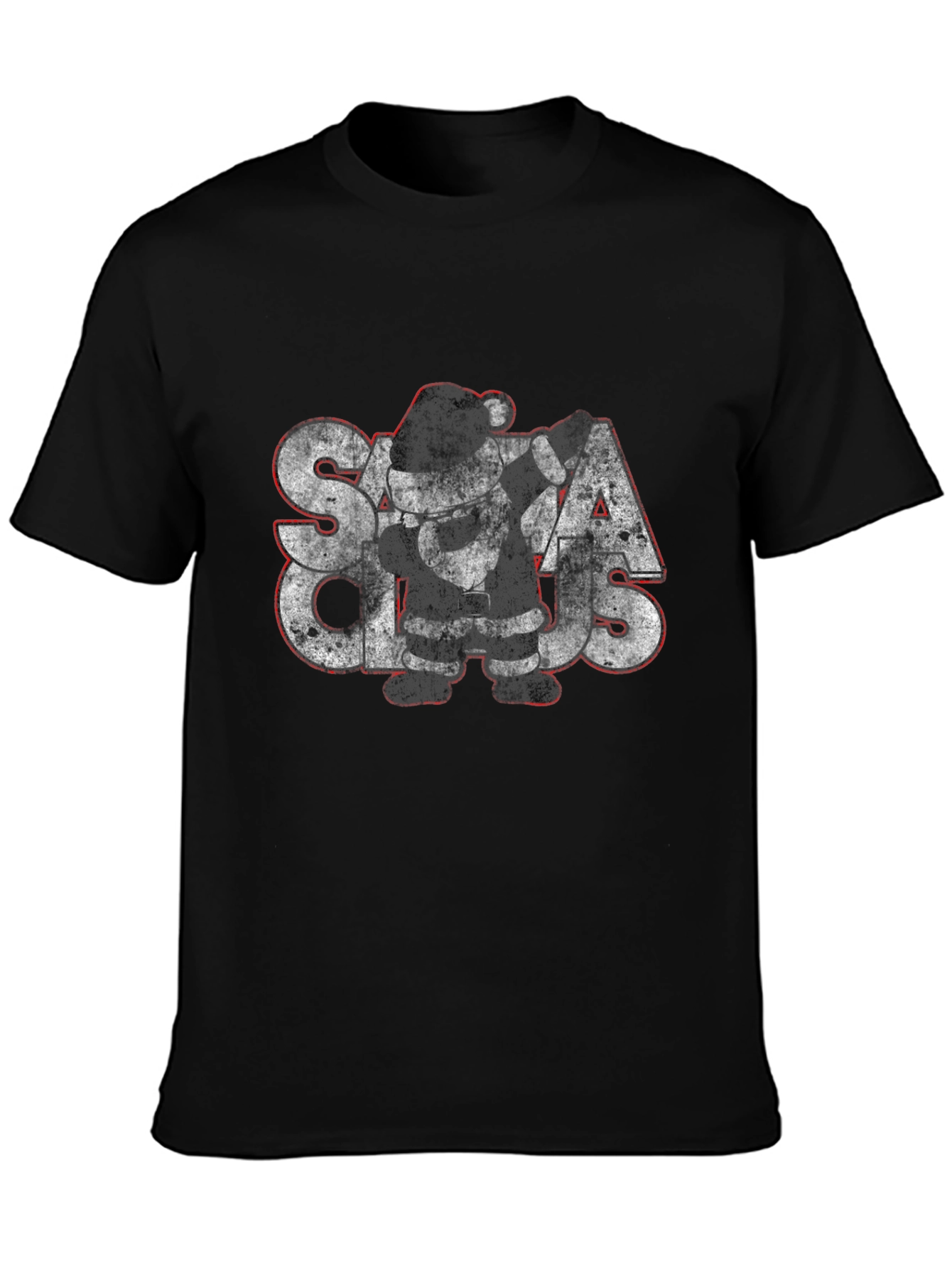 Dabbing Santa Claus Graphic T-Shirt - Holiday Fun