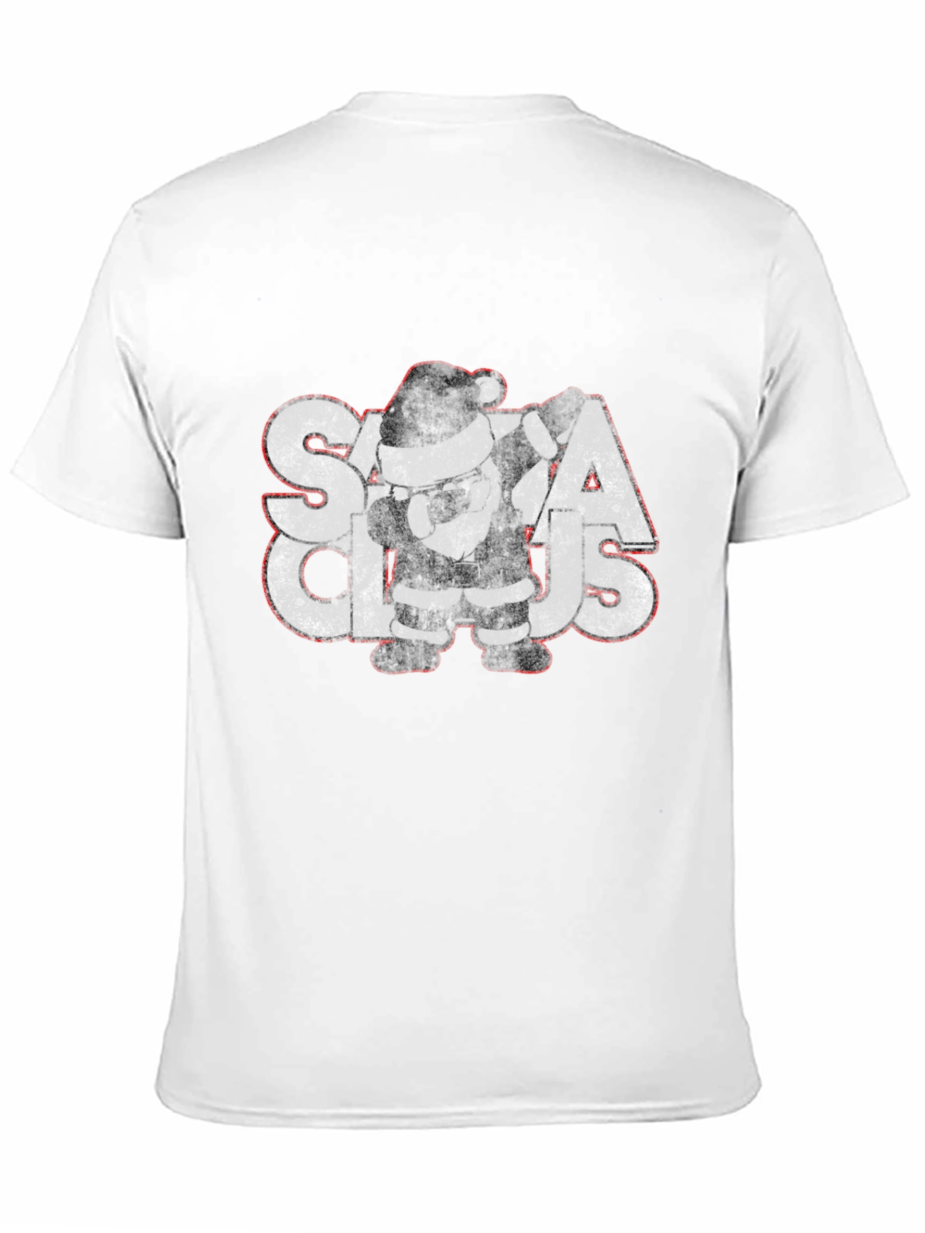 Dabbing Santa Claus Graphic T-Shirt - Holiday Fun