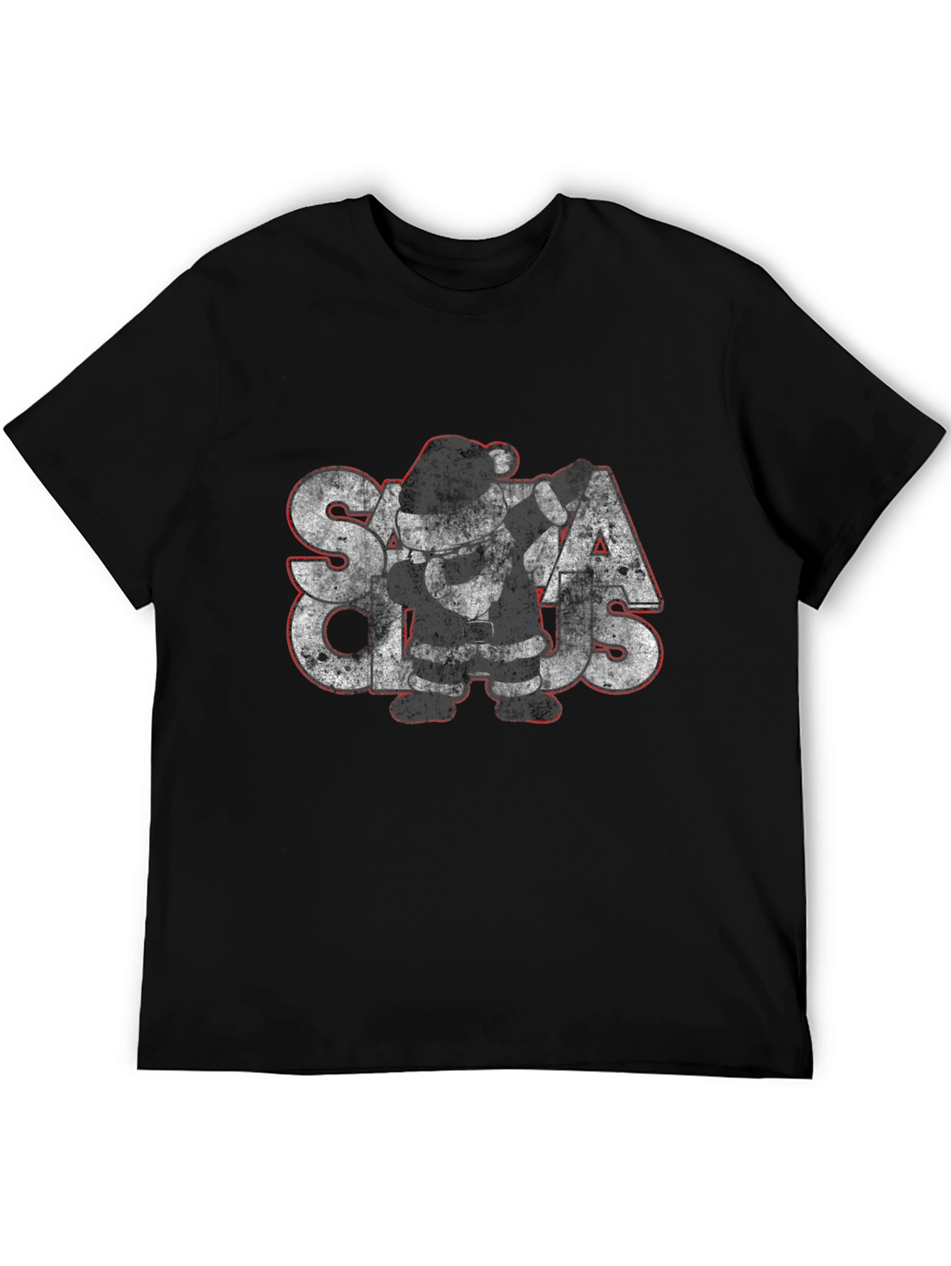 Dabbing Santa Claus Graphic T-Shirt - Holiday Fun