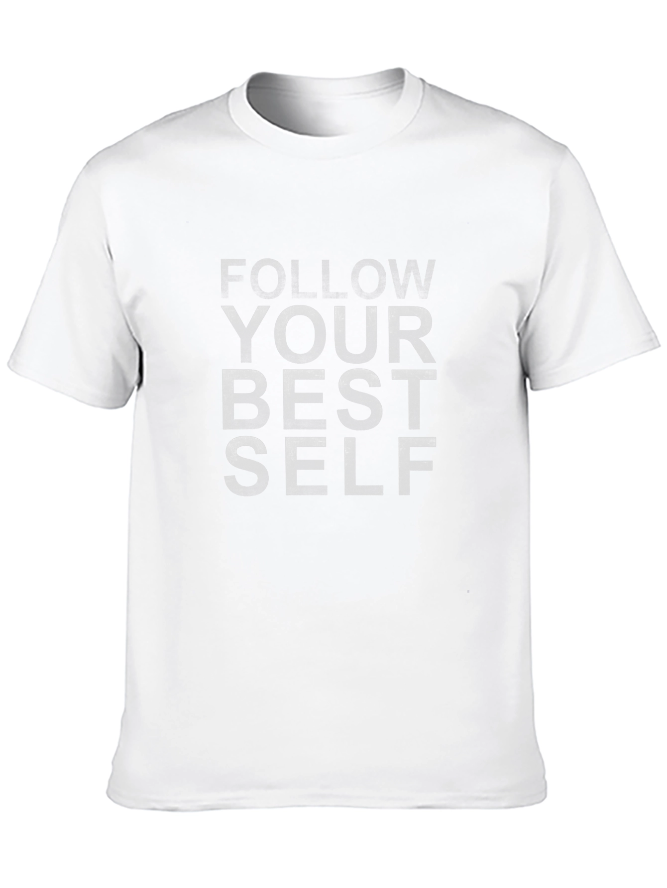 Follow Your Best Self Black Graphic Tee Shirt