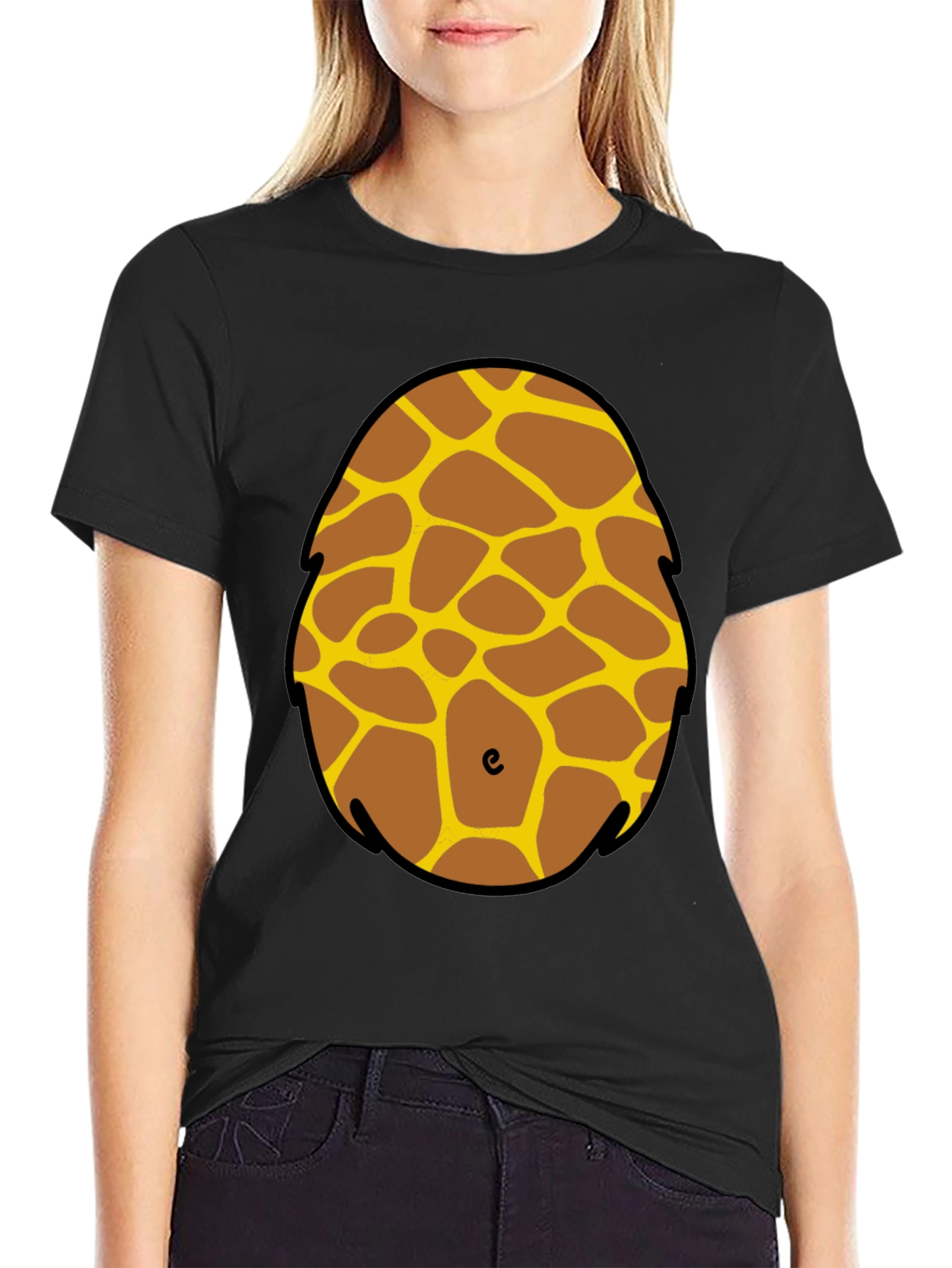 Giraffe Costume T-Shirt: Fun Animal Print Tee