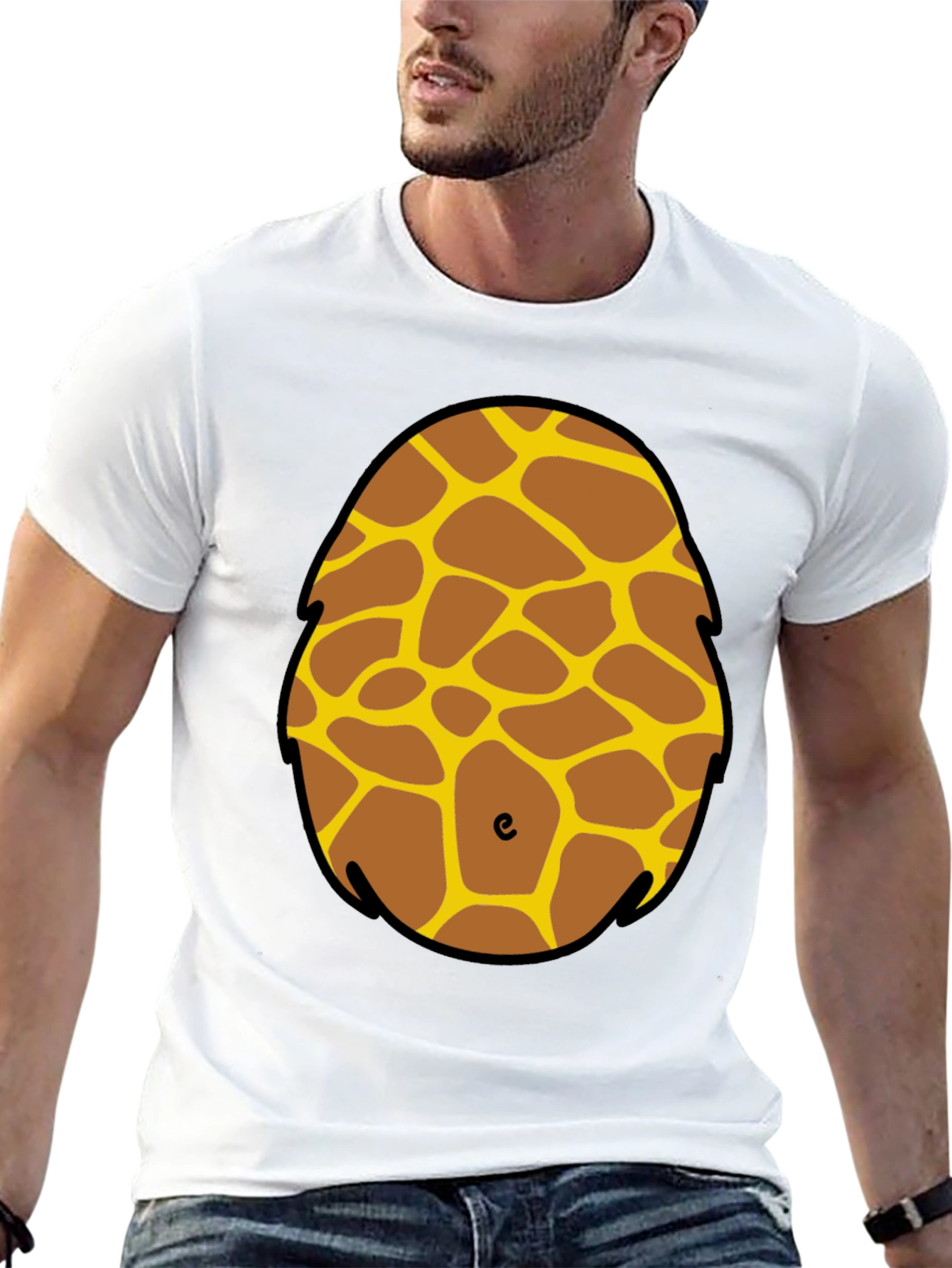 Giraffe Costume T-Shirt: Fun Animal Print Tee