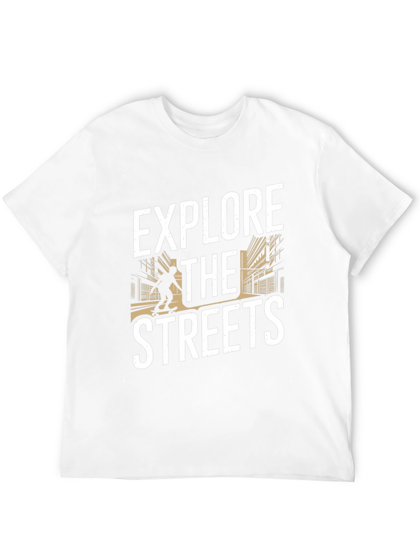 Explore the Streets Black Graphic T-Shirt