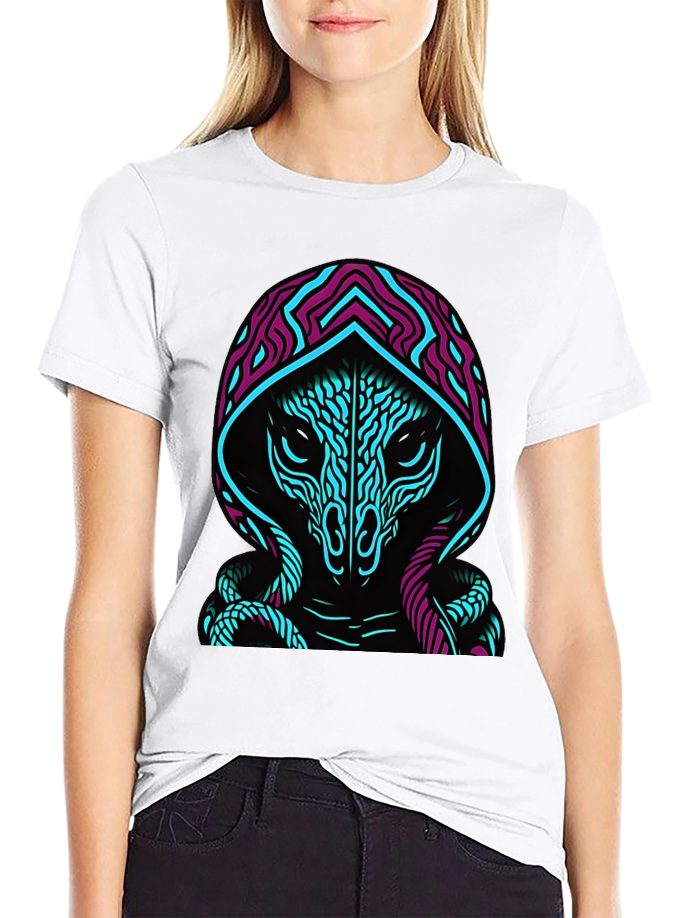 Mystic Serpent Hooded T-Shirt