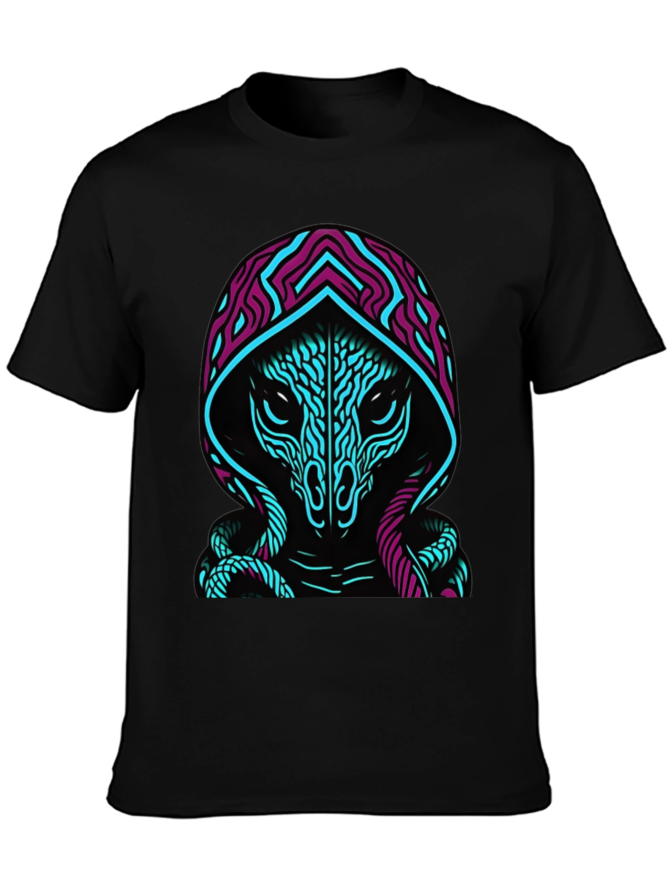 Mystic Serpent Hooded T-Shirt