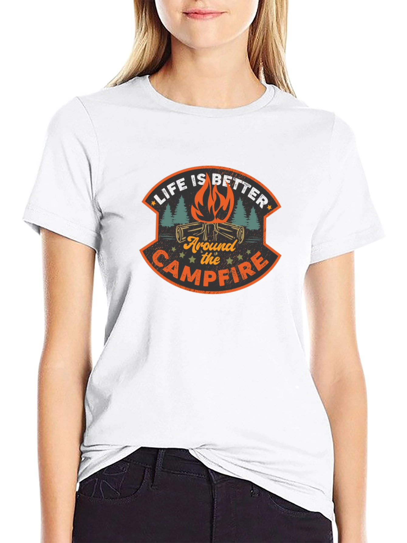 Life is Better Campfire Graphic Tee