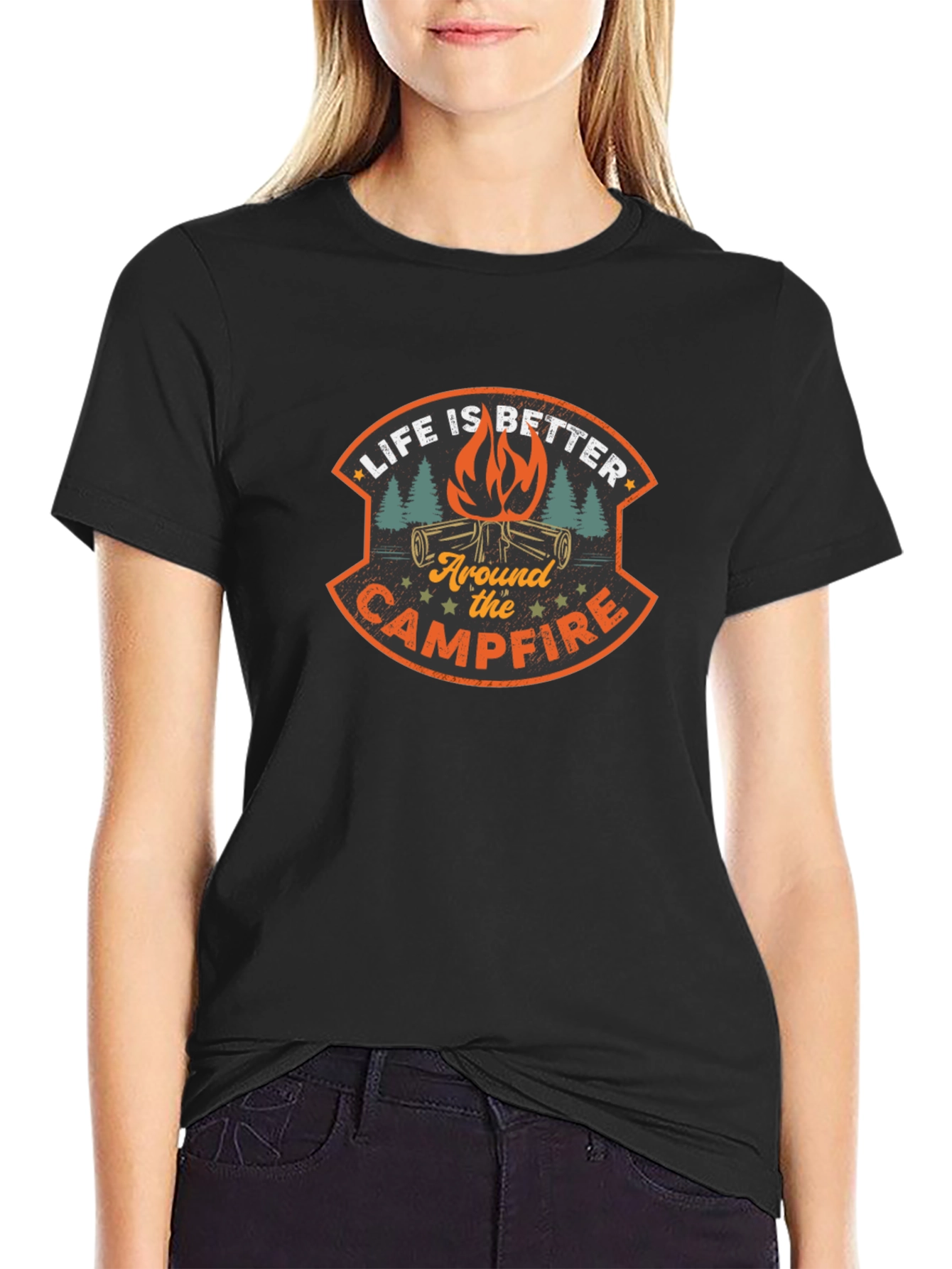 Life is Better Campfire Graphic Tee