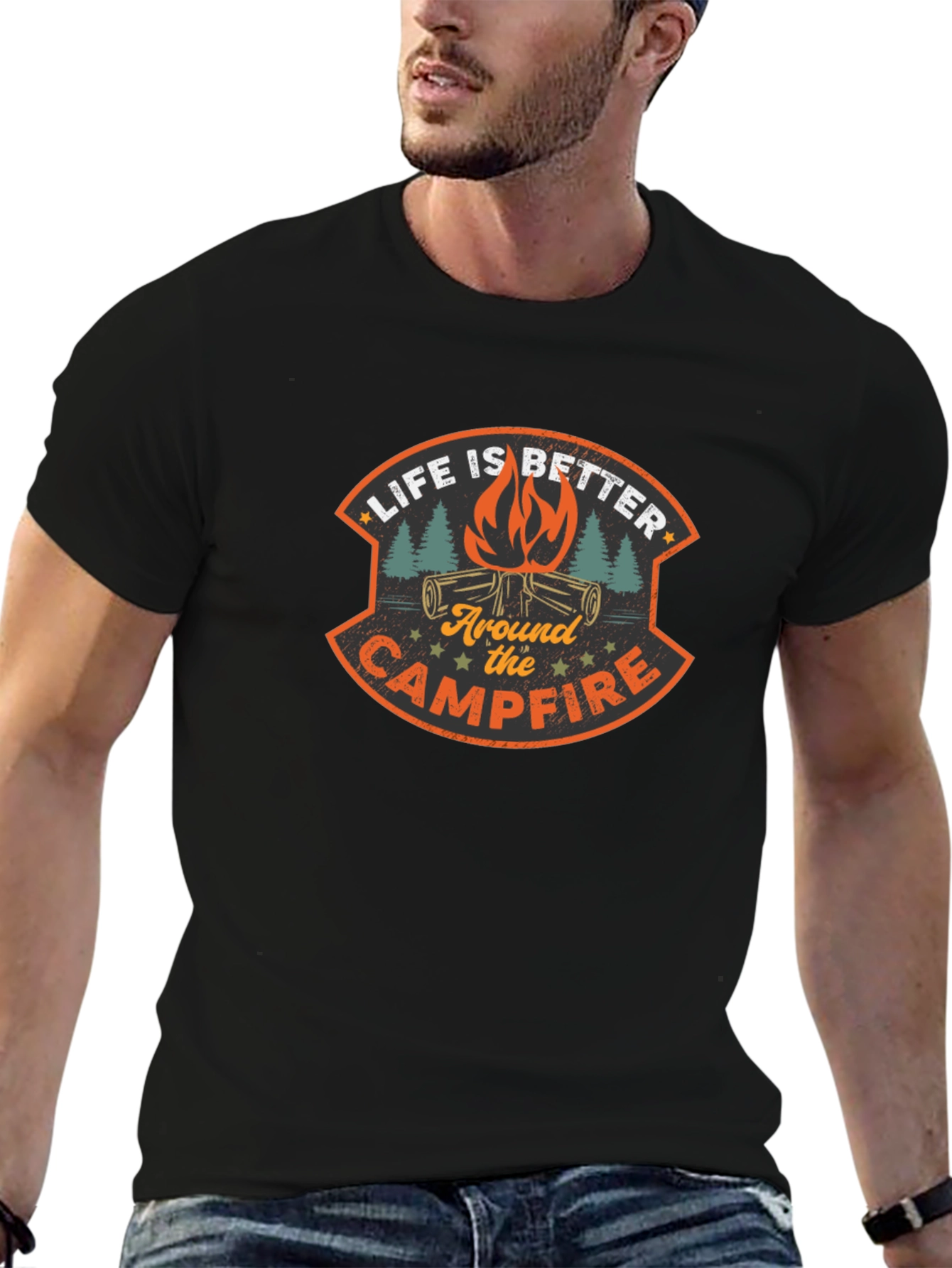 Life is Better Campfire Graphic Tee