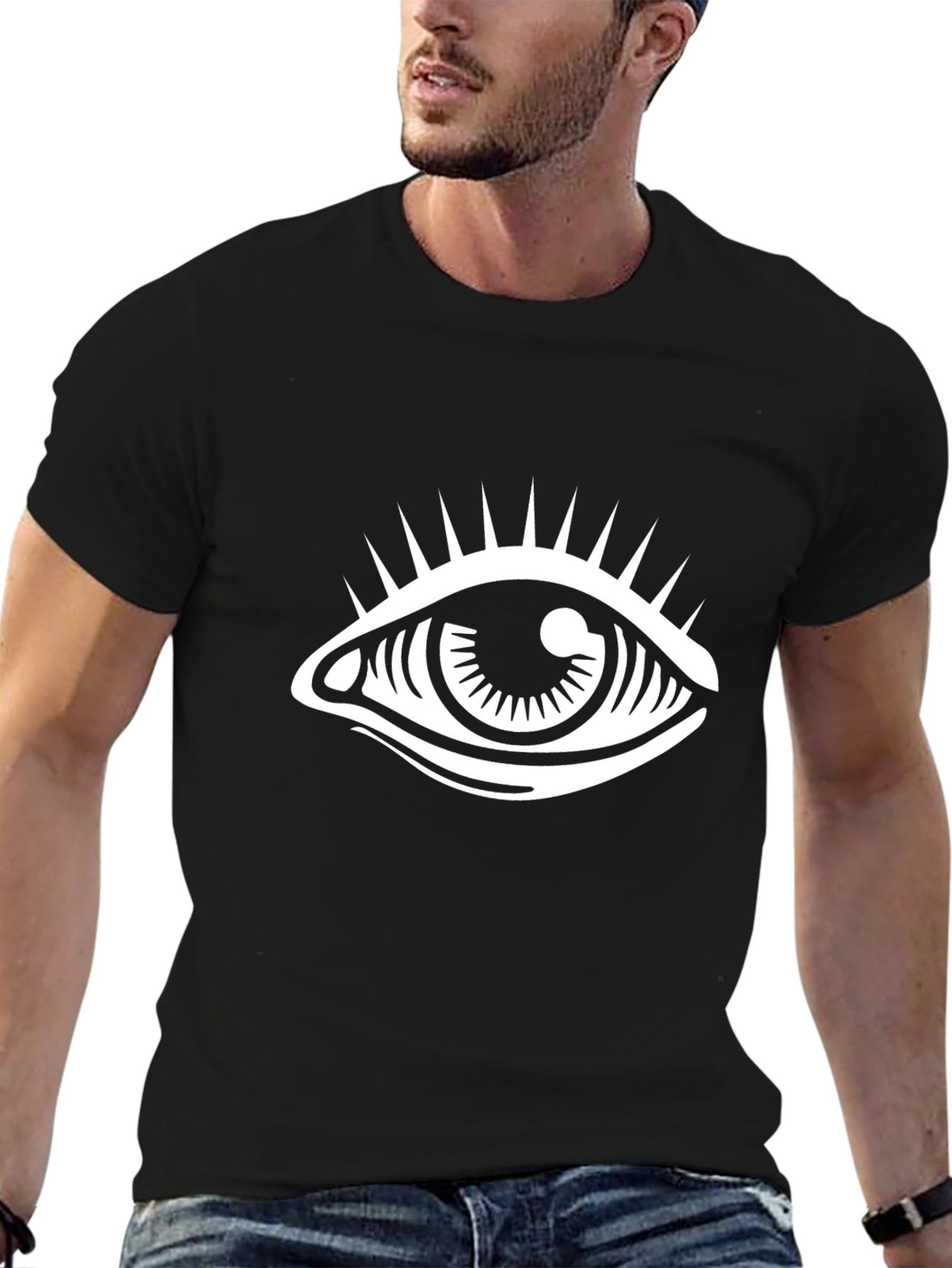 All Seeing Eye Graphic T-Shirt - Black