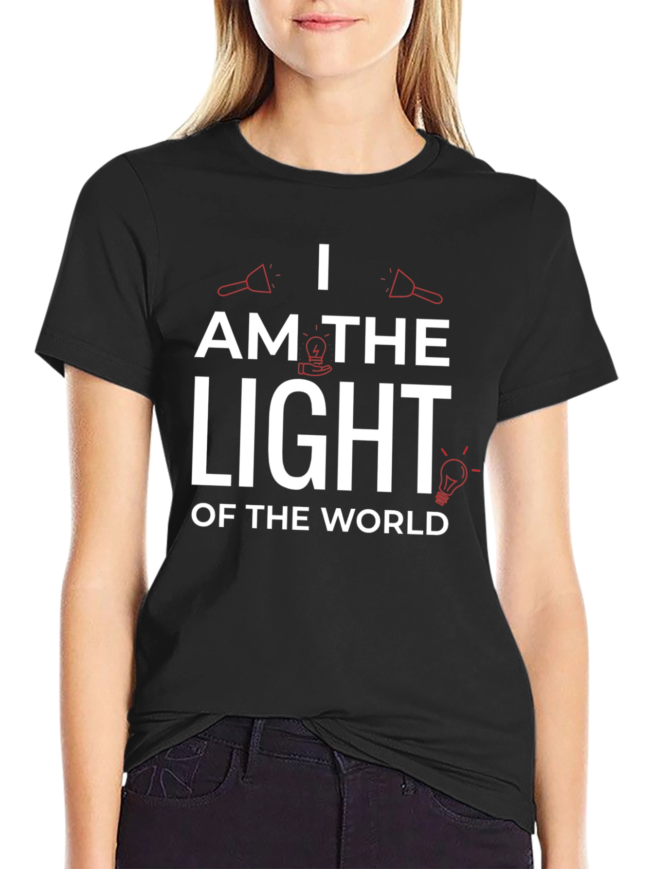 I am the Light Graphic Print T-Shirt