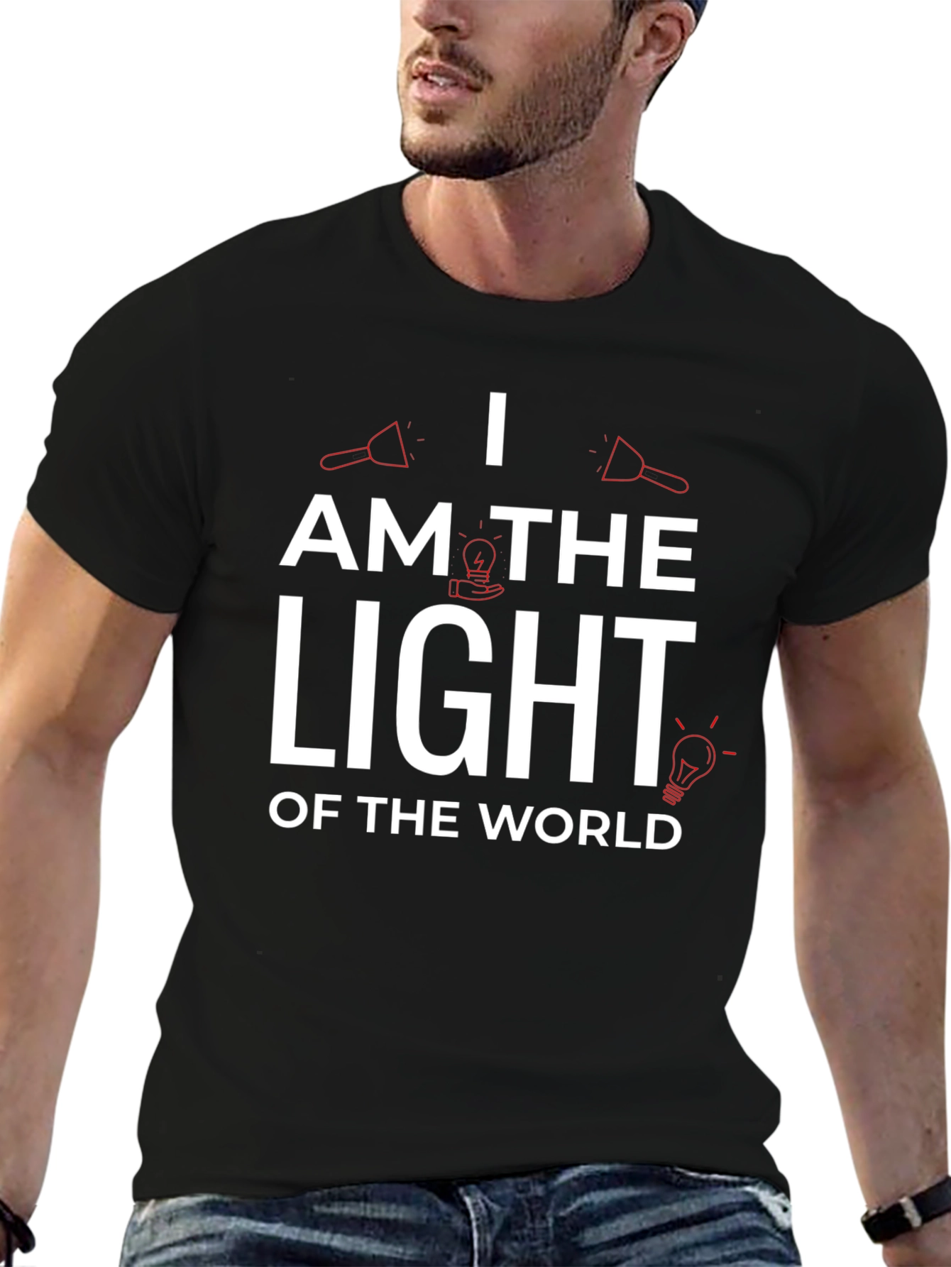 I am the Light Graphic Print T-Shirt