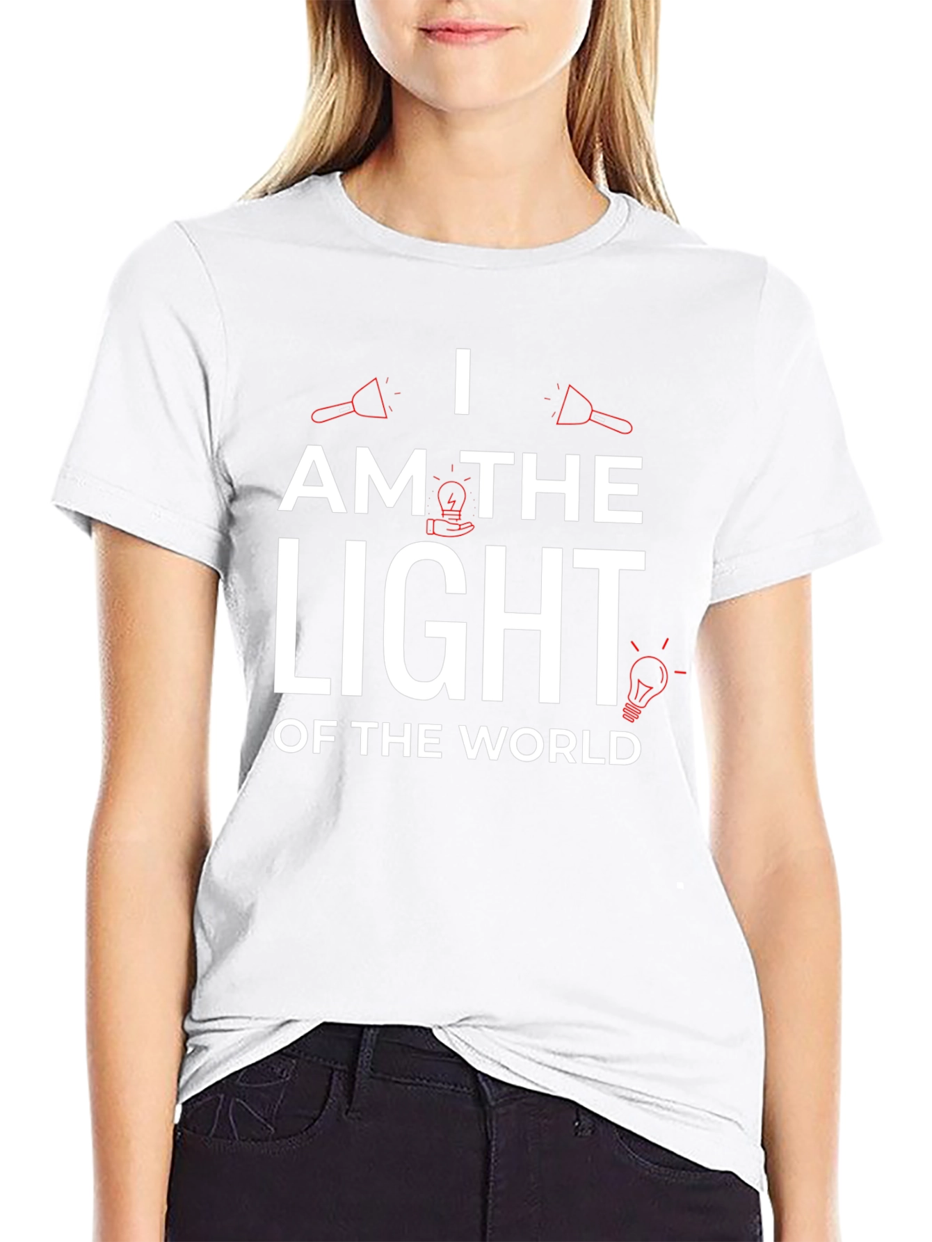 I am the Light Graphic Print T-Shirt