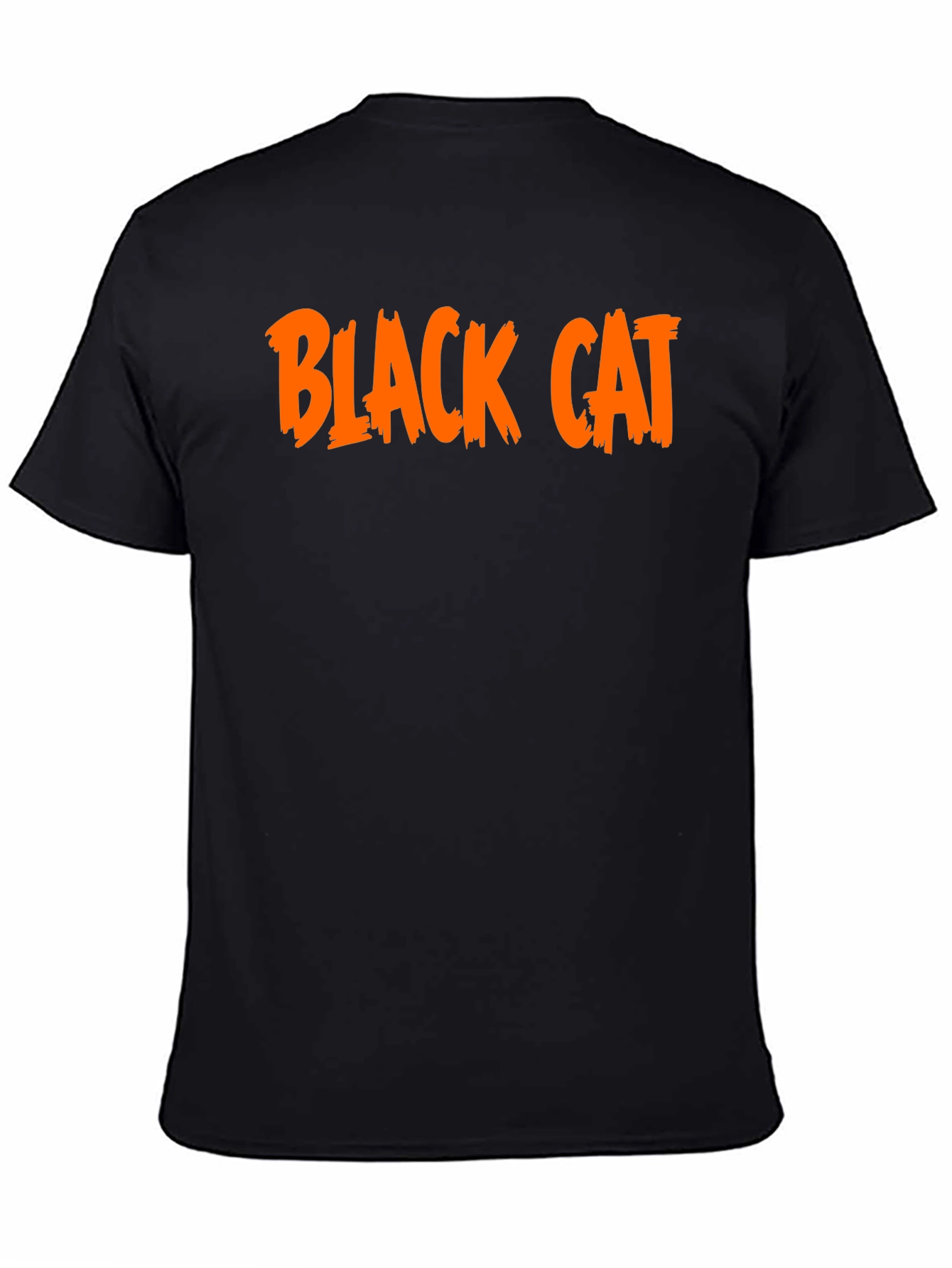 Black Cat Graphic Tee - Halloween T-Shirt