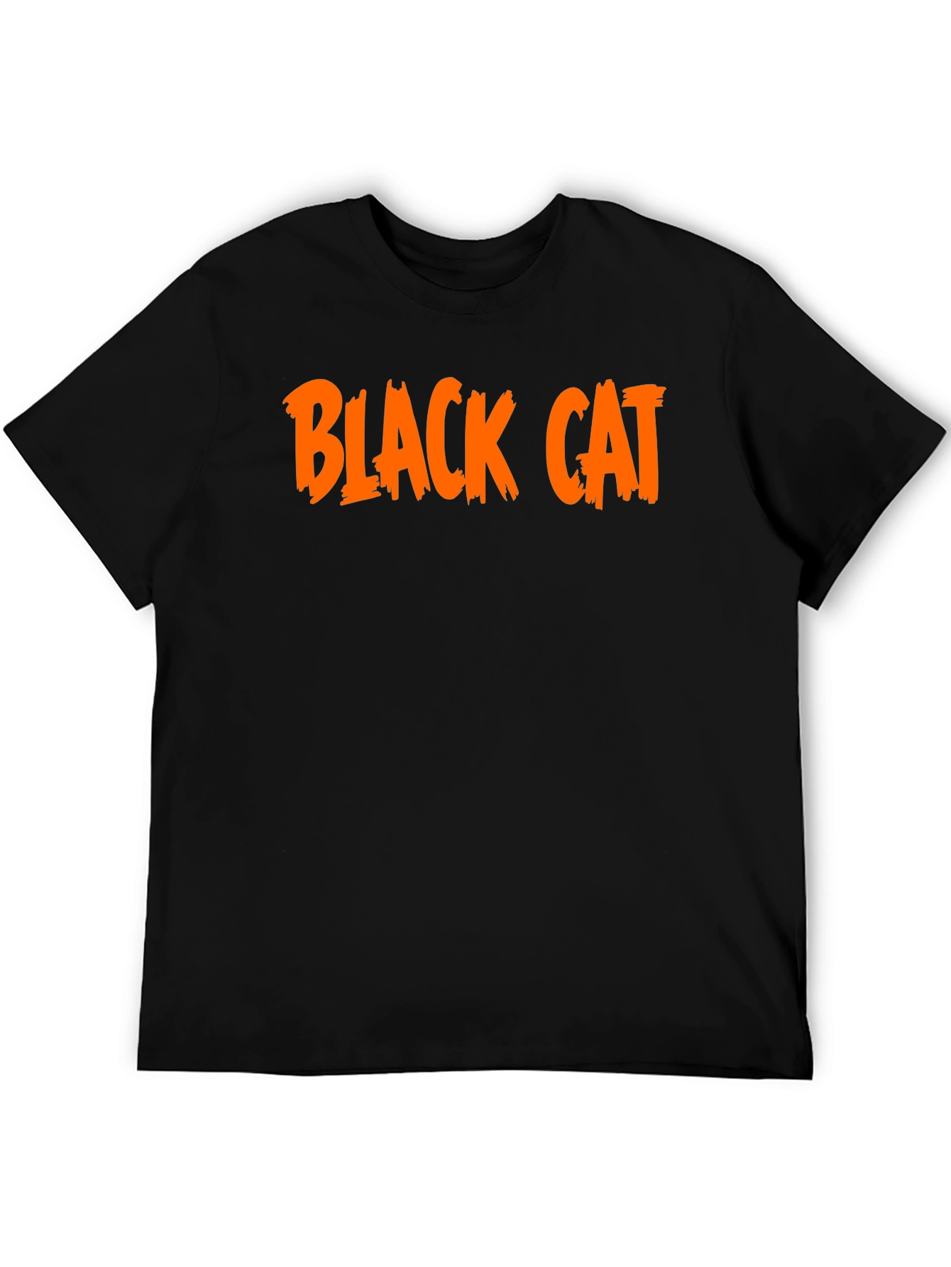 Black Cat Graphic Tee - Halloween T-Shirt