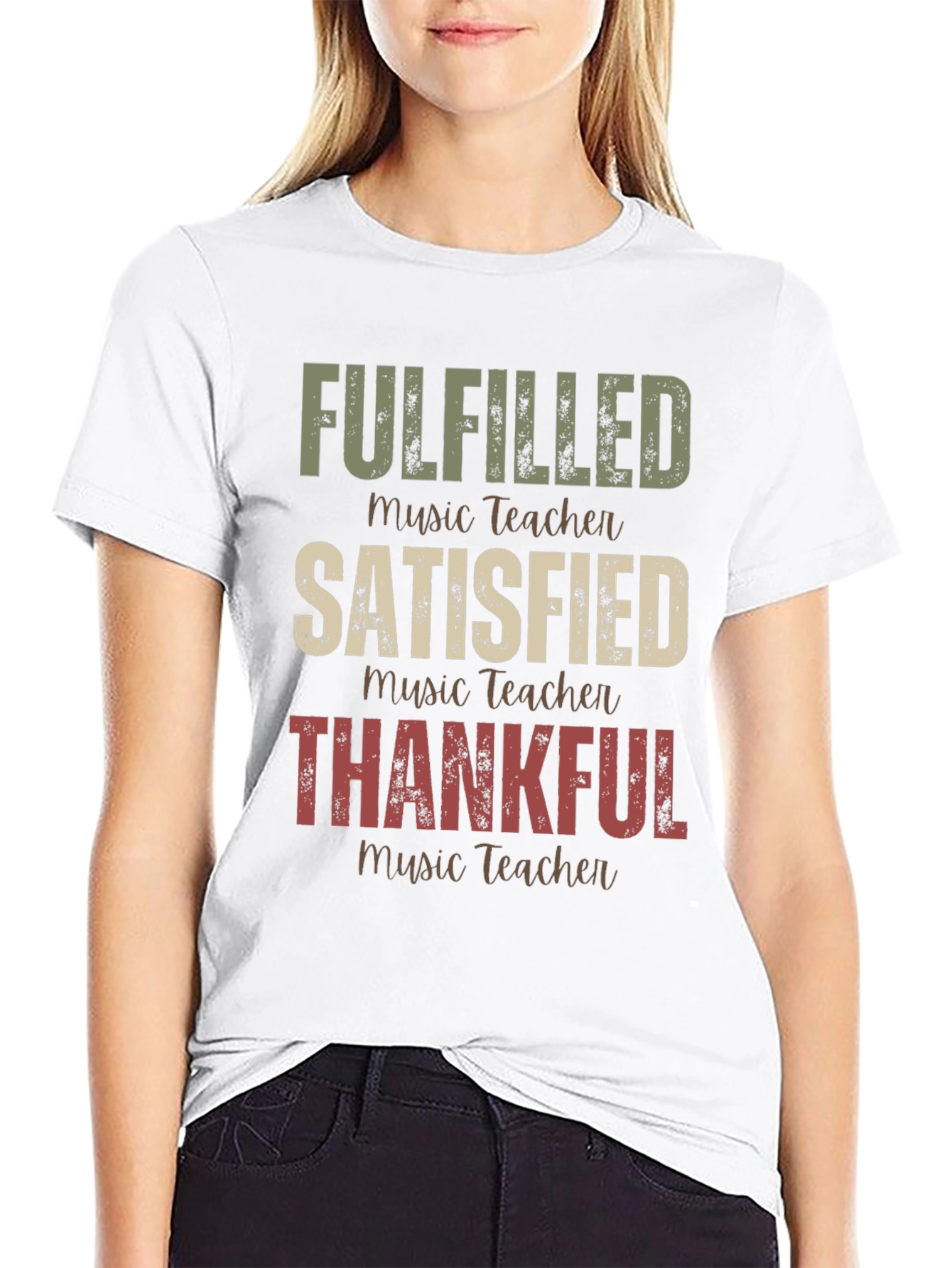Fulfilled Music Teacher T-Shirt