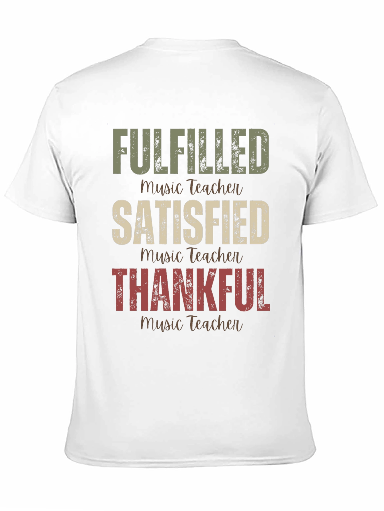 Fulfilled Music Teacher T-Shirt