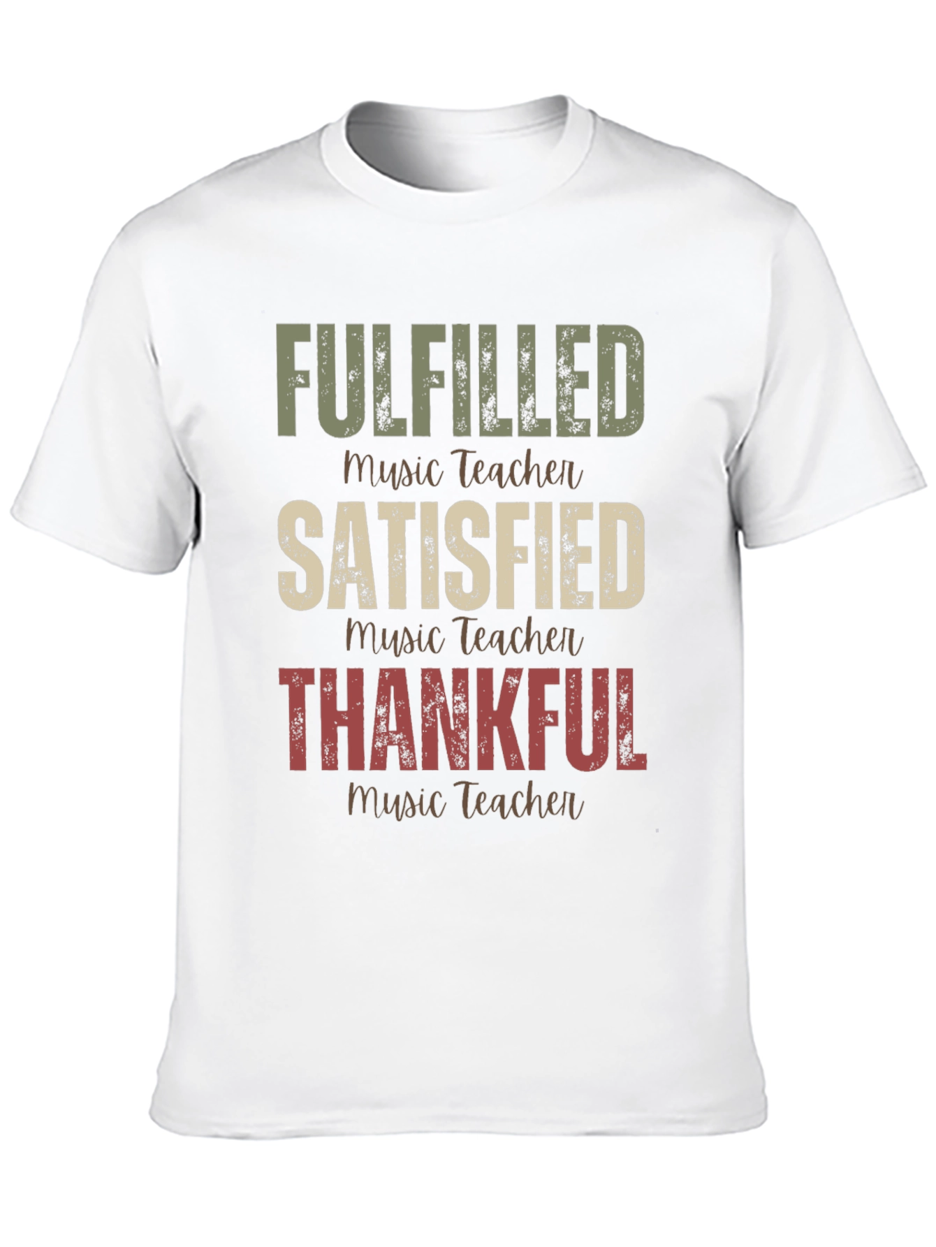 Fulfilled Music Teacher T-Shirt
