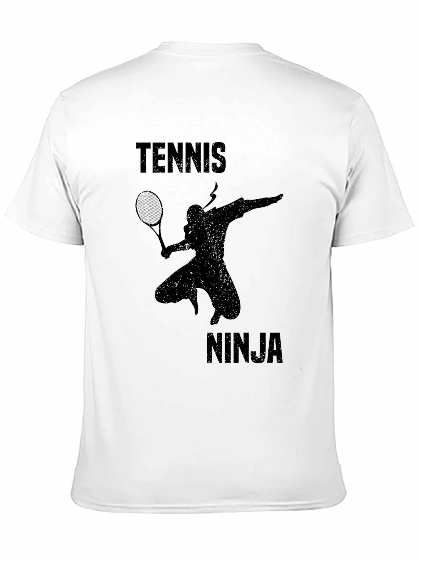 Tennis Ninja Black Graphic Tee