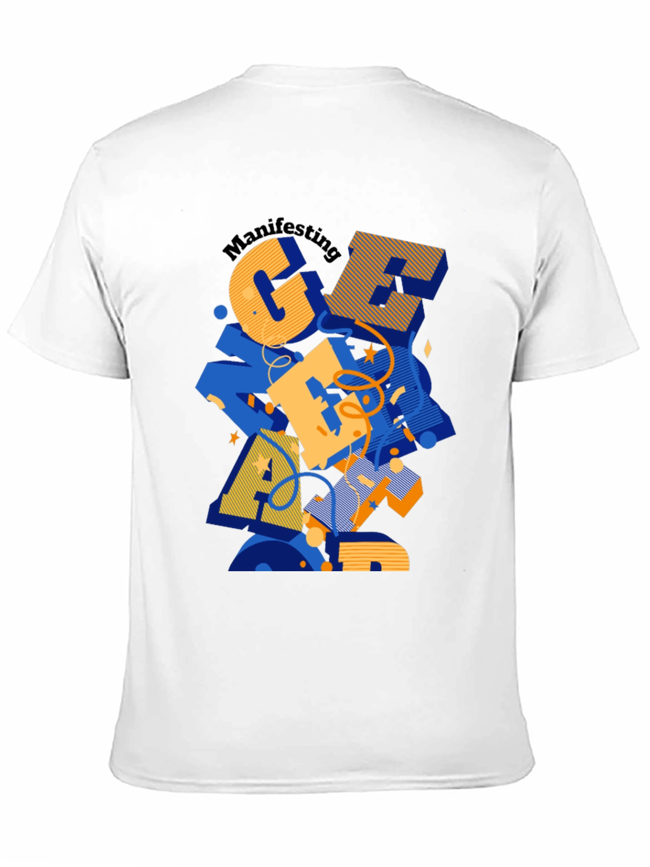 Manifesting Great Apparel Black Graphic Tee