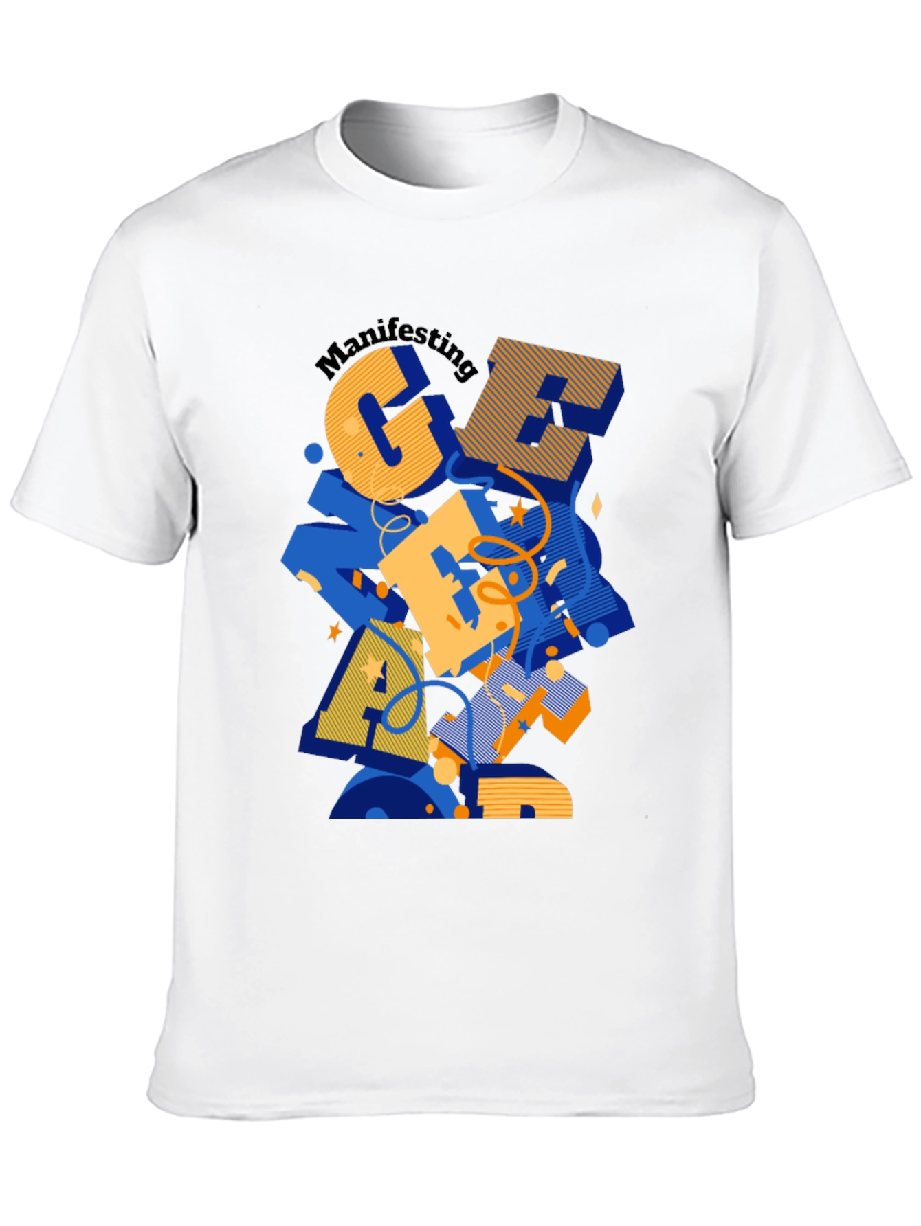 Manifesting Great Apparel Black Graphic Tee
