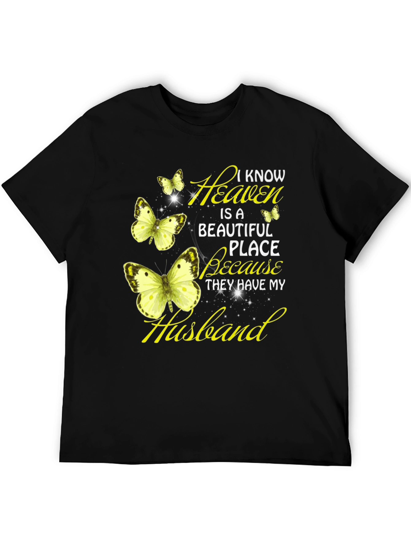 Heaven Husband Butterfly Graphic Tee