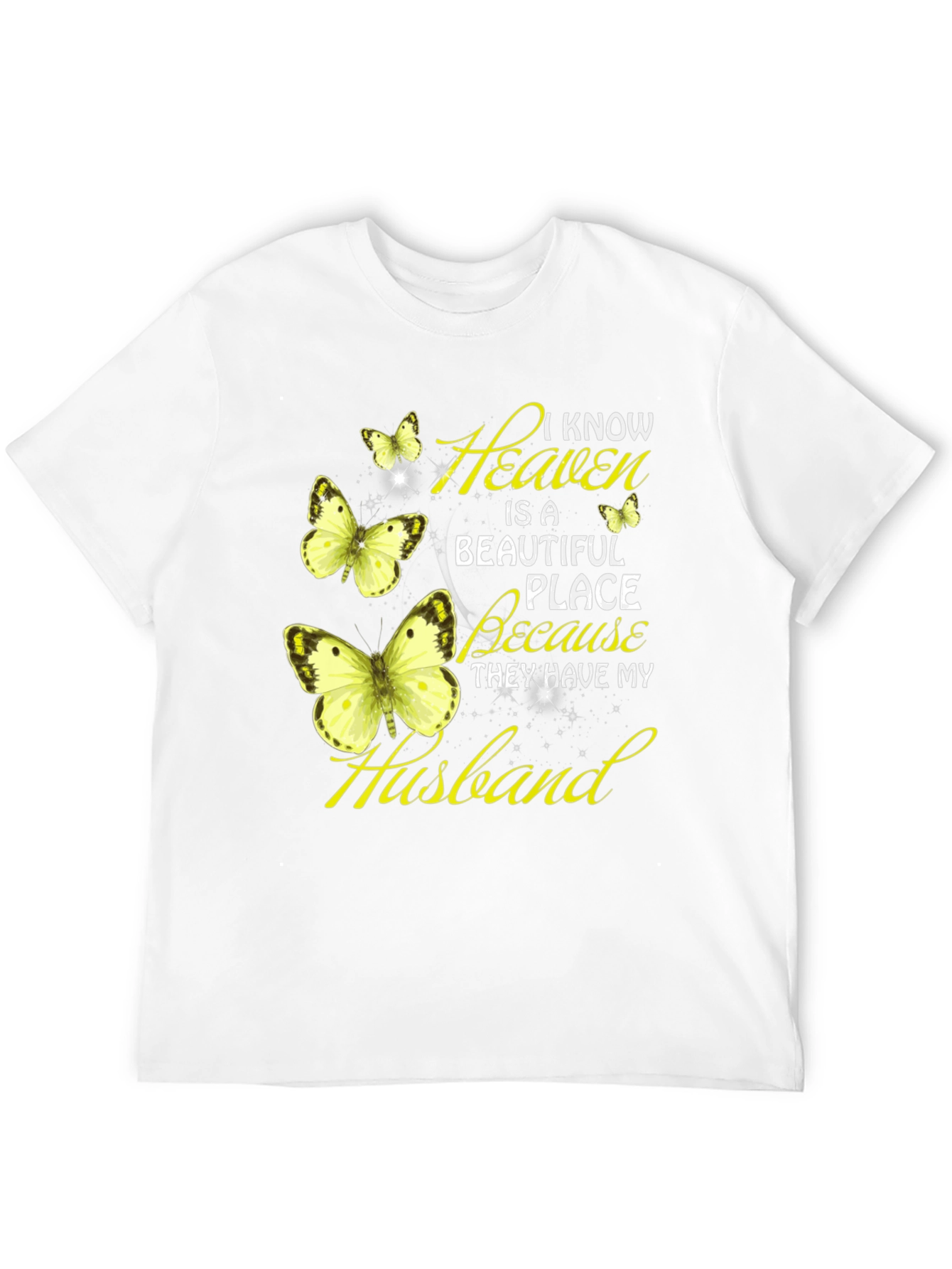 Heaven Husband Butterfly Graphic Tee