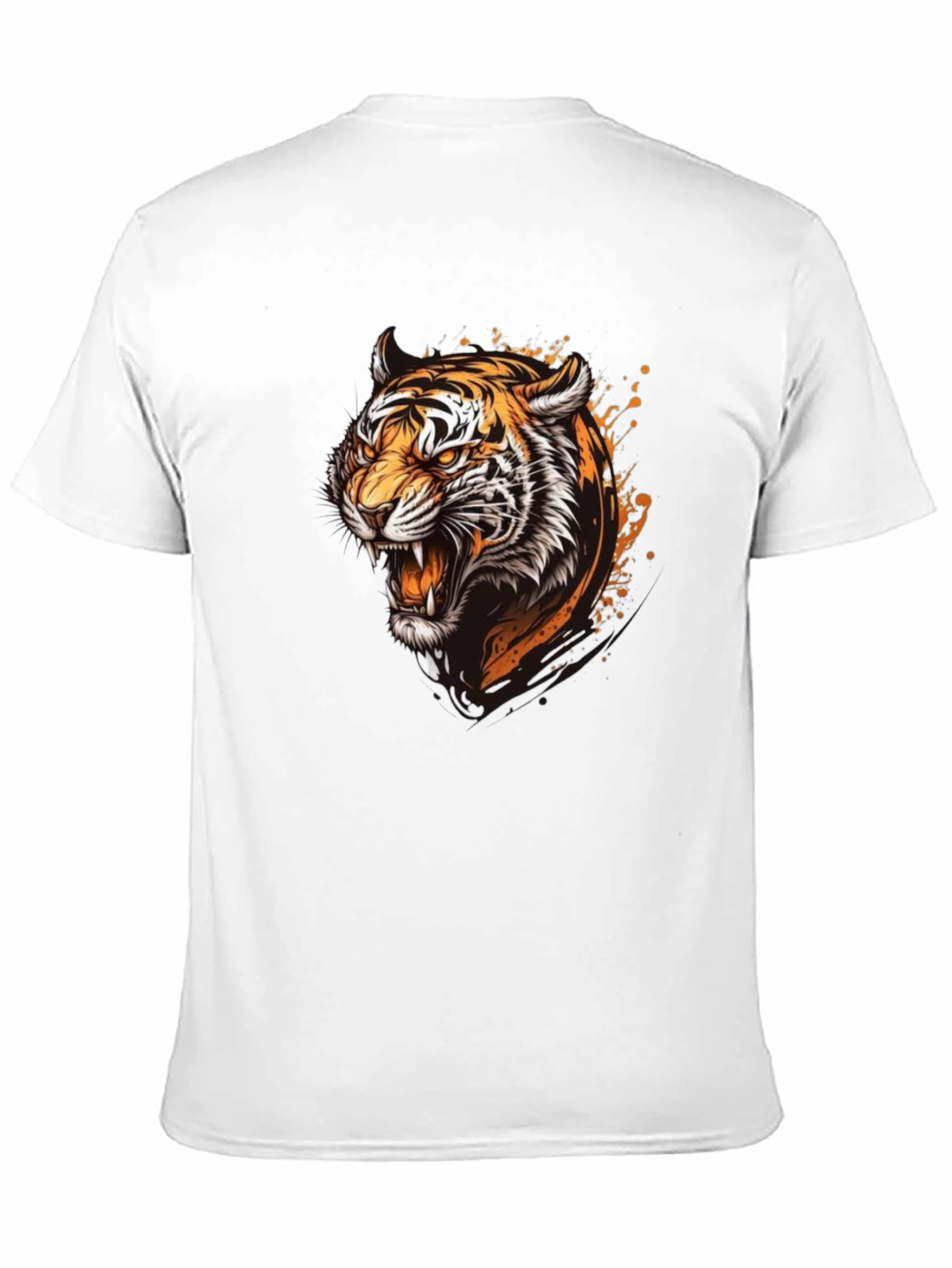 Roaring Tiger Graphic T-Shirt - Black