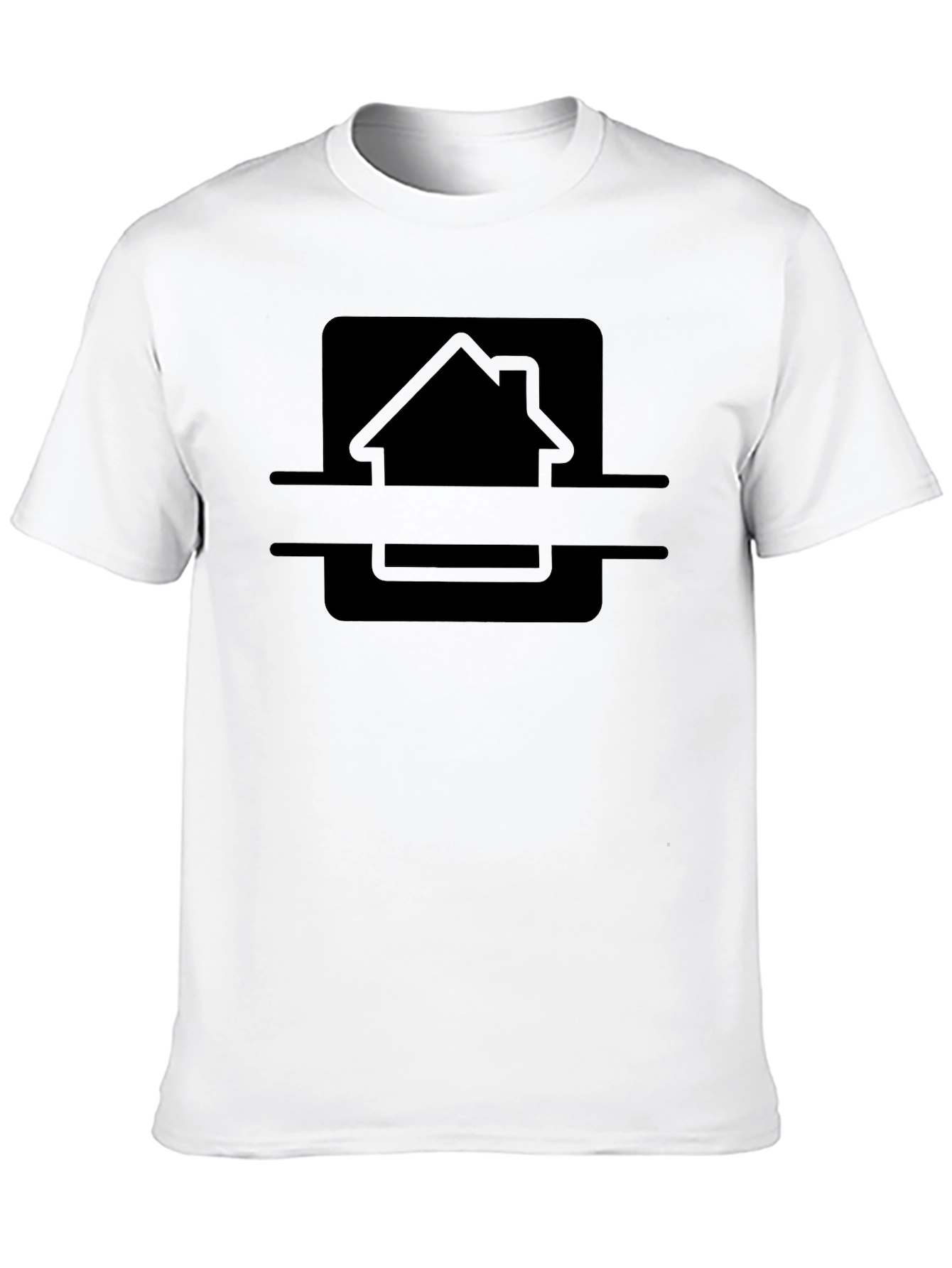 Modern Black House Graphic Tee