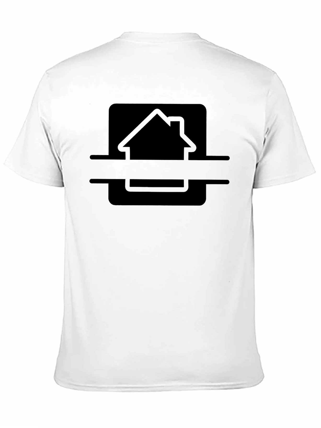 Modern Black House Graphic Tee