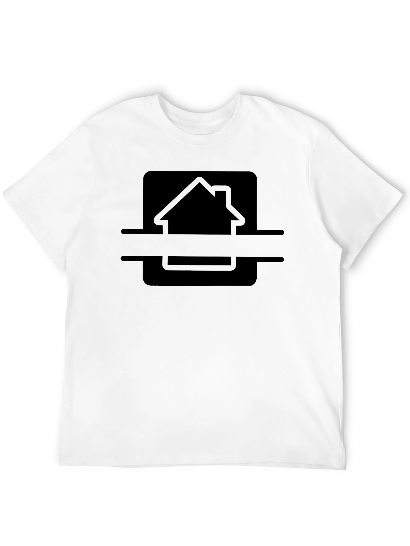 Modern Black House Graphic Tee