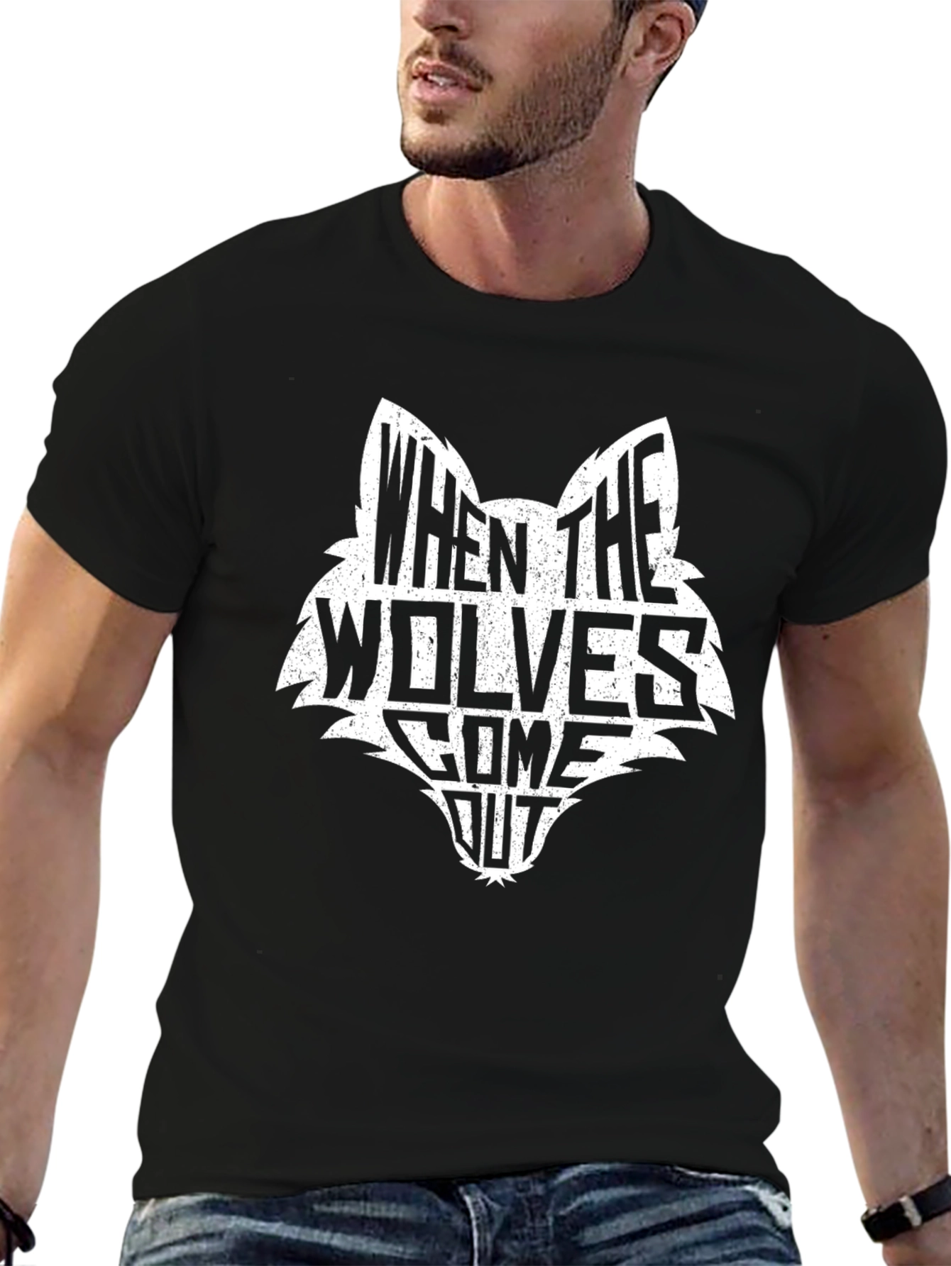 When the Wolves Come Out Graphic Tee