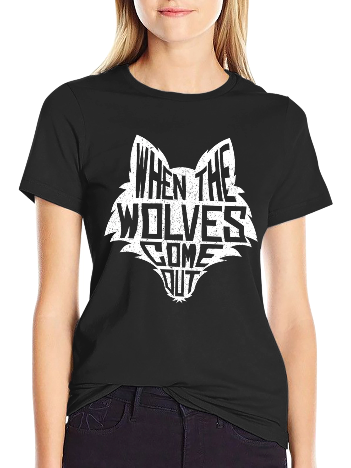 When the Wolves Come Out Graphic Tee