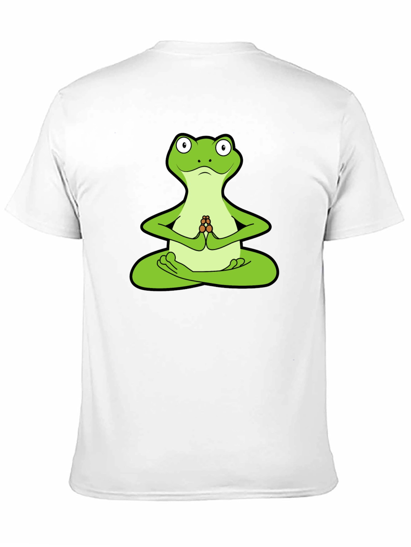 Yoga Frog Graphic T-Shirt - Meditating Amphibian Tee