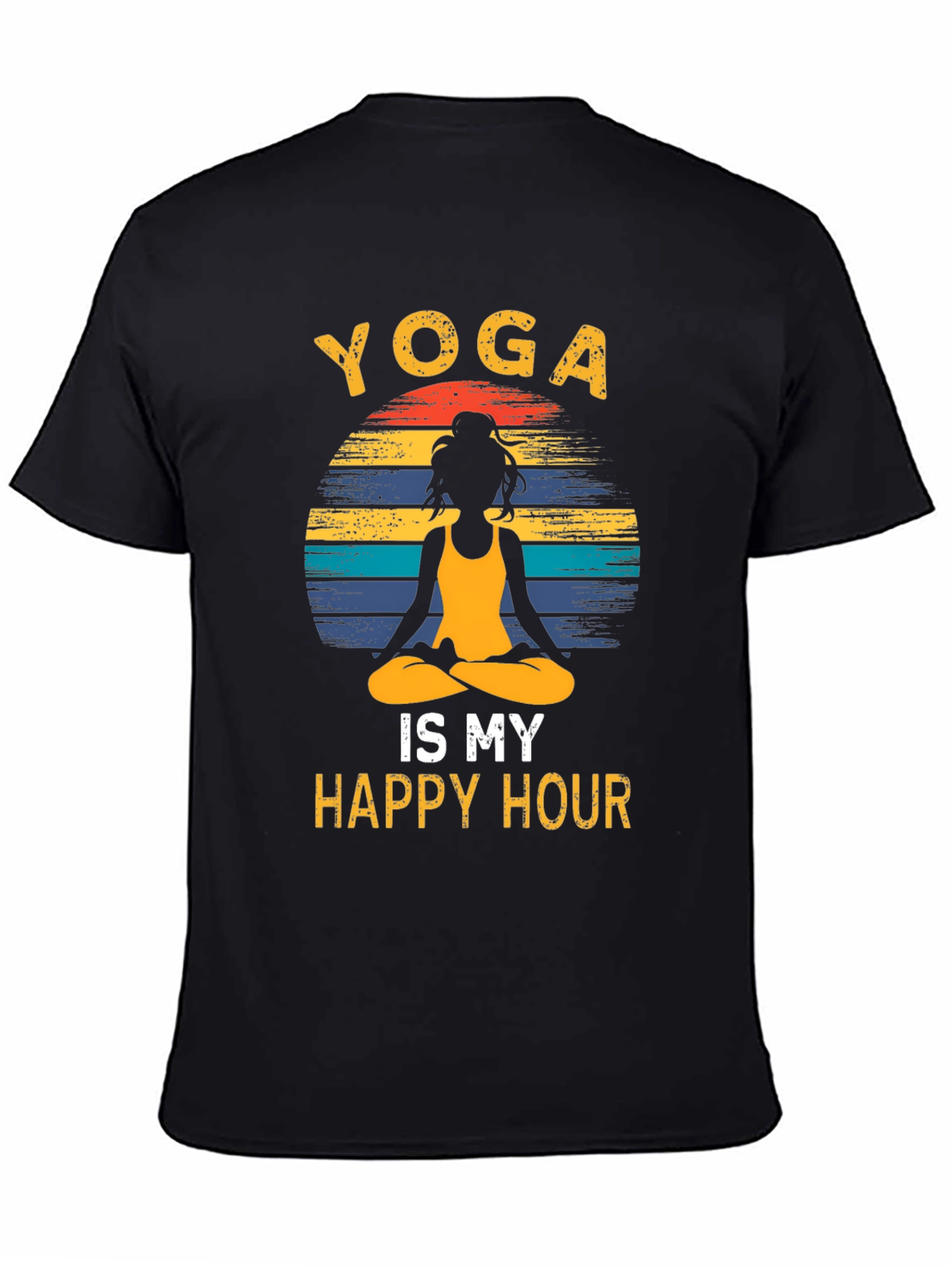 Yoga Is My Happy Hour Graphic Tee
